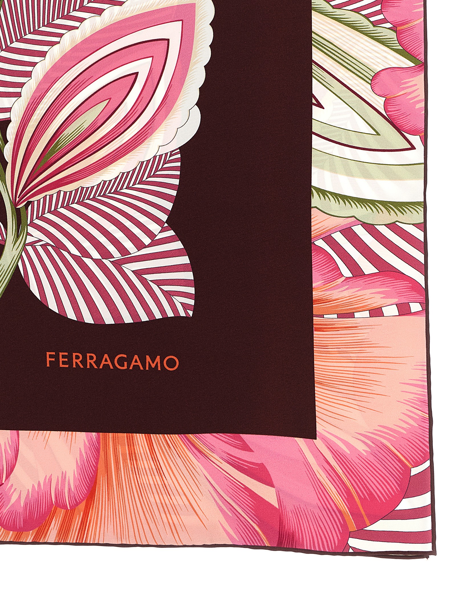 'Brezza' print scarf 789960BORDEAUXFUXIA (FERRAGAMO / スカーフ・マフラー ) | FERRAGAMO (フェラガモ)(1)