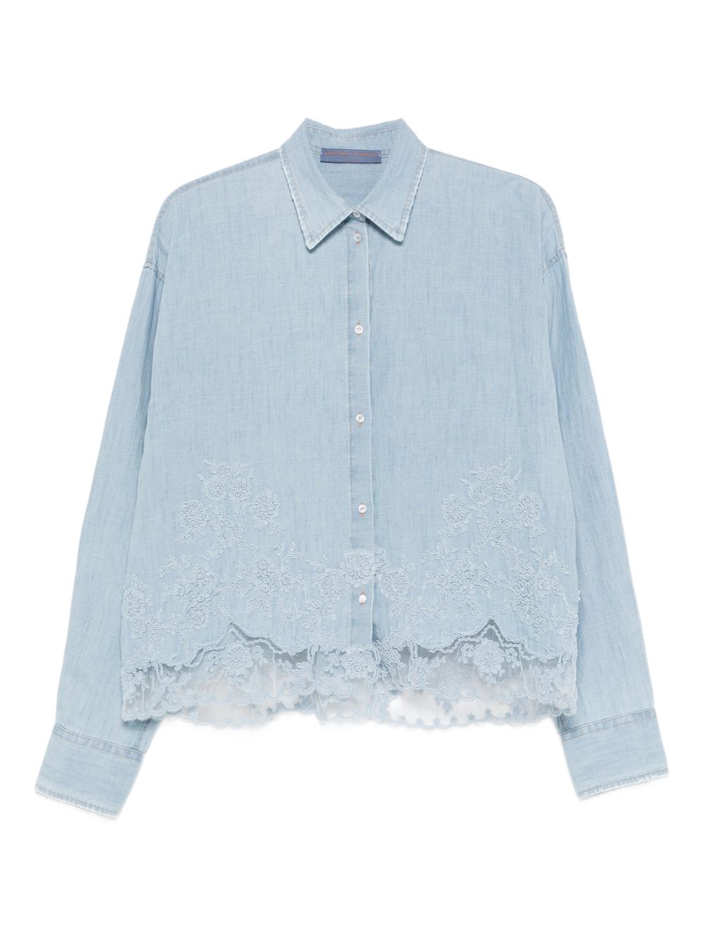 Ermanno Scervino Shirts Clear Blue D482K365APTZD44115 (ERMANNO SCERVINO / シャツ・ブラウス ) | ERMANNO SCERVINO (エルマンノ シェルヴィーノ)