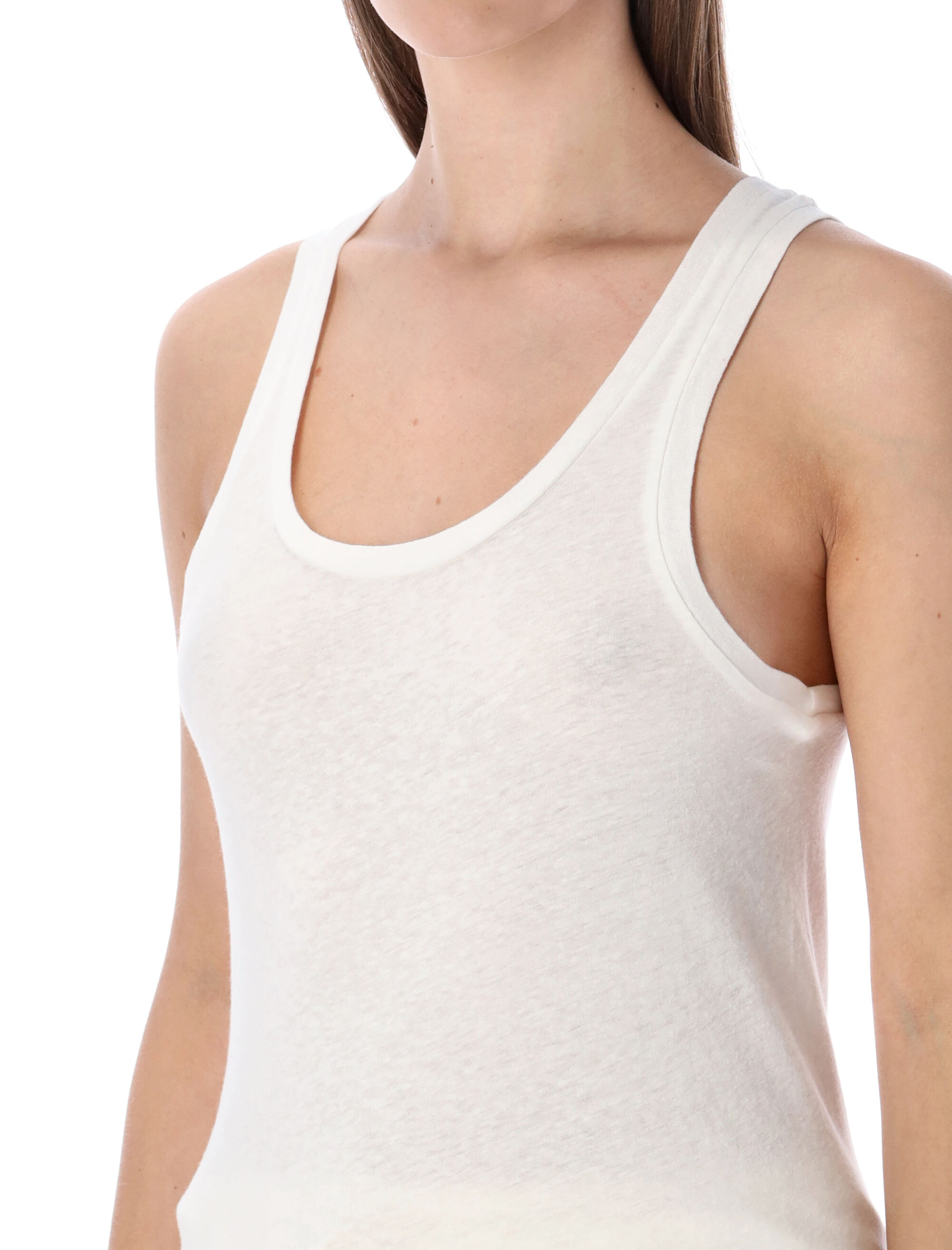 American Vintage Top White GAMI20WHITE (American Vintage / タンクトップ・キャミソール ) | American Vintage (アメリカンヴィンテージ)(2)