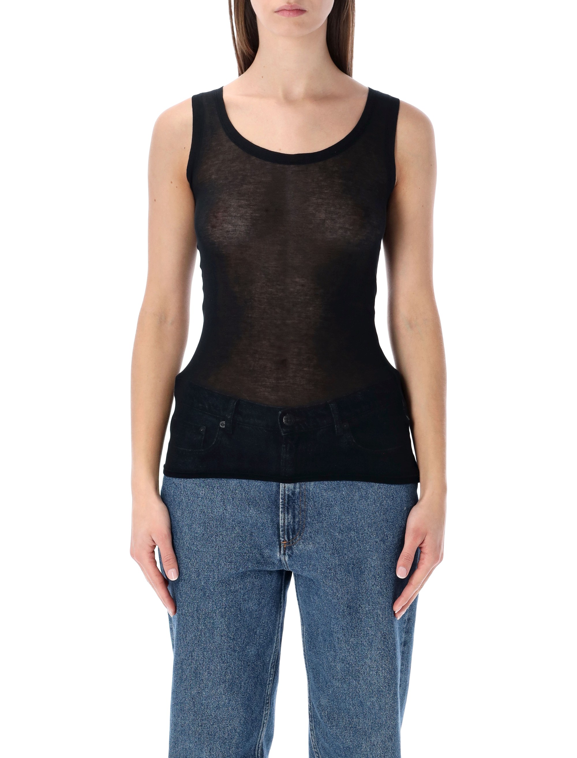 American Vintage Top Black MAS00NOIR (American Vintage / タンクトップ・キャミソール ) | American Vintage (アメリカンヴィンテージ)