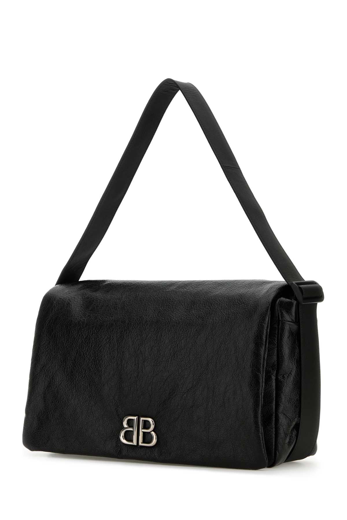 Black leather medium Monaco crossbody bag 8016622ABCI1000 (Balenciaga / ハンドバッグ・ショルダーバッグ ) | Balenciaga (バレンシアガ)(1)