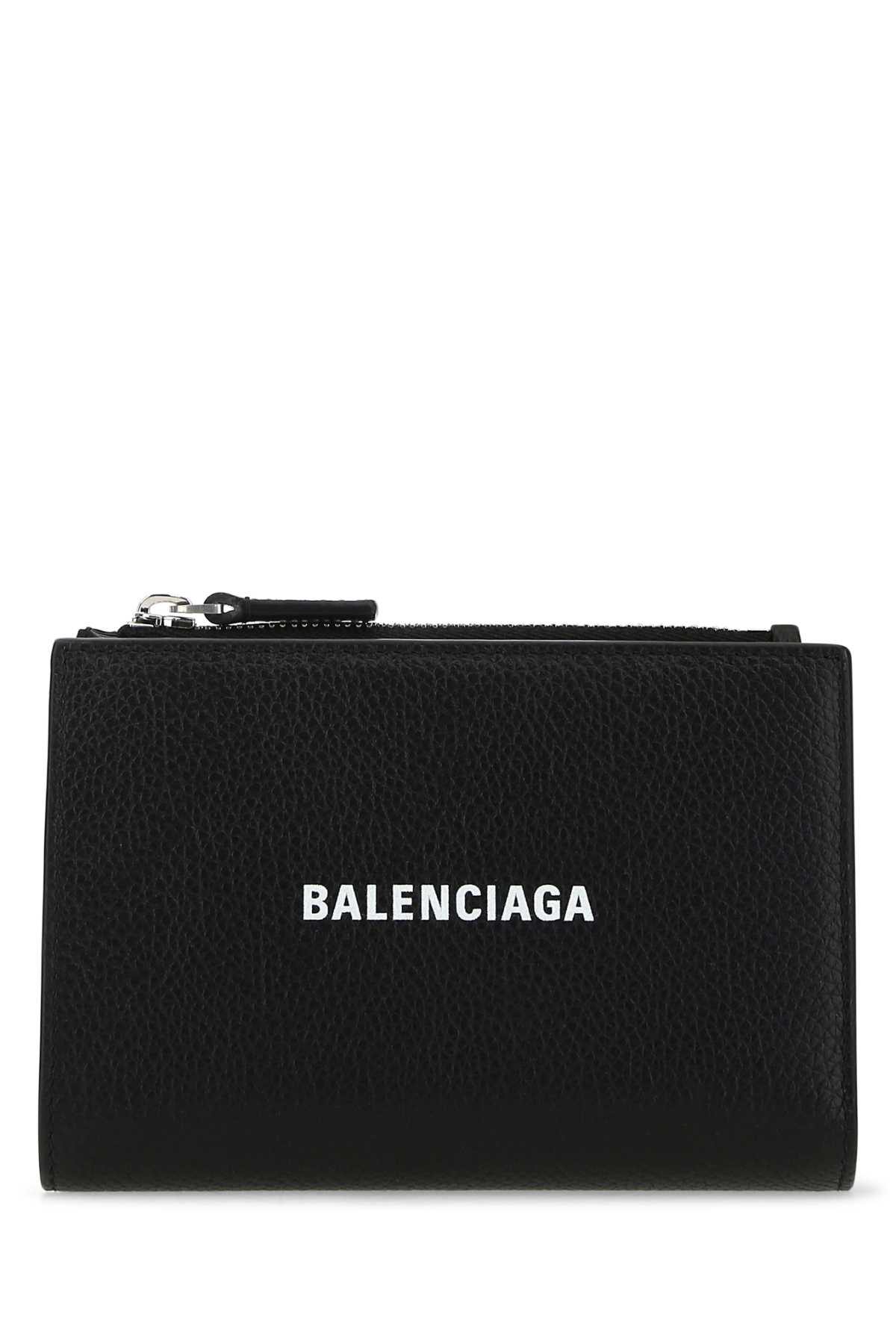 Black leather wallet 6941661IZI31090 (Balenciaga / 財布・カードケース ) | Balenciaga (バレンシアガ)