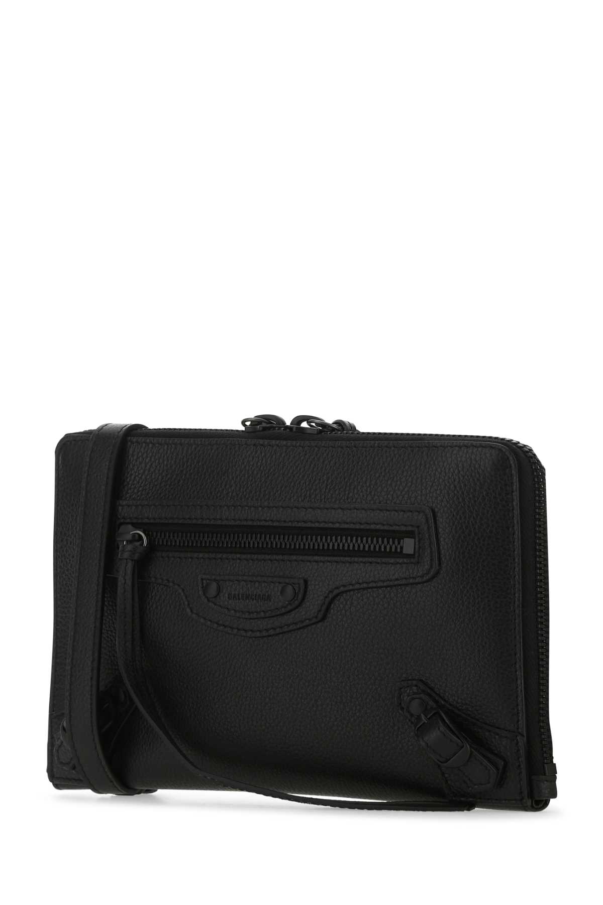 Black leather Neo Classic S pouch 64448215Y071000 (Balenciaga / ハンドバッグ・ショルダーバッグ ) | Balenciaga (バレンシアガ)(1)