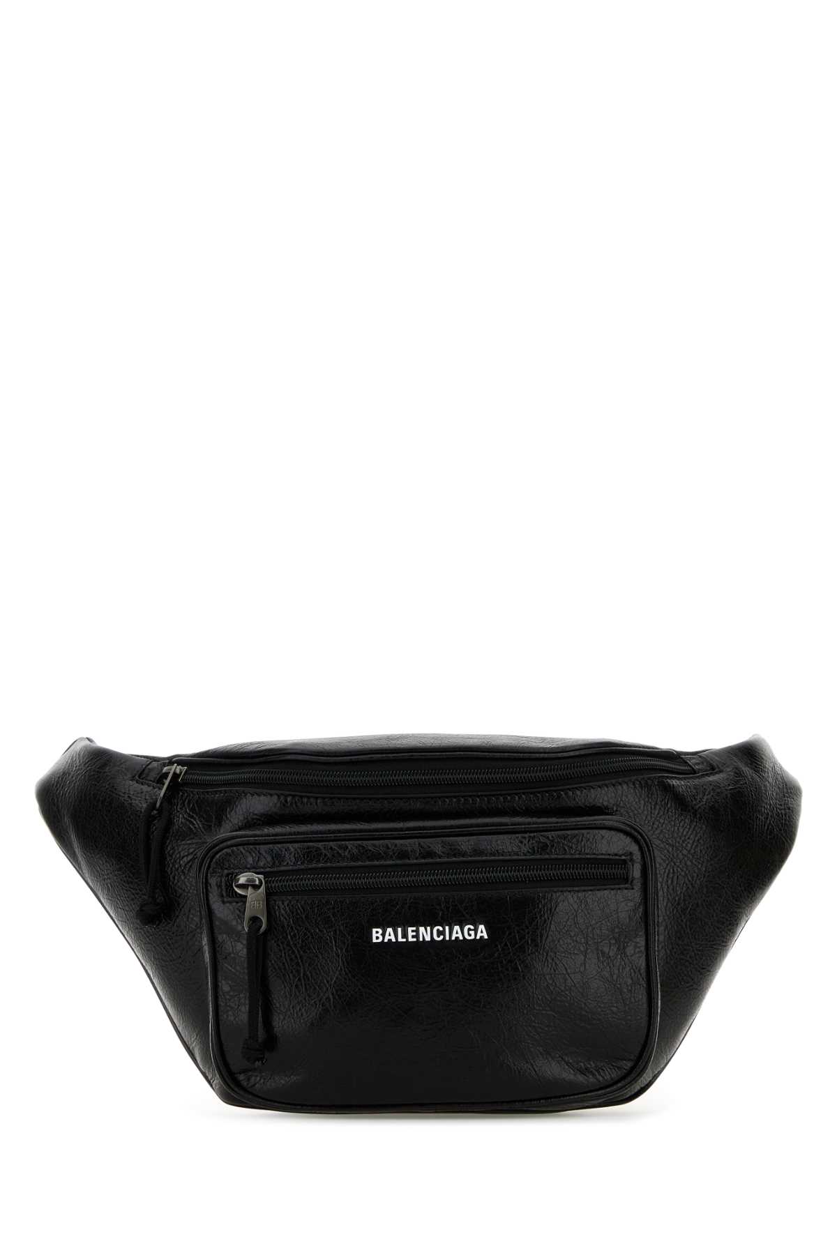 Black leather Explorer belt bag 5295501WG9X1000 (Balenciaga / ボディ・ベルトバッグ ) | Balenciaga (バレンシアガ)