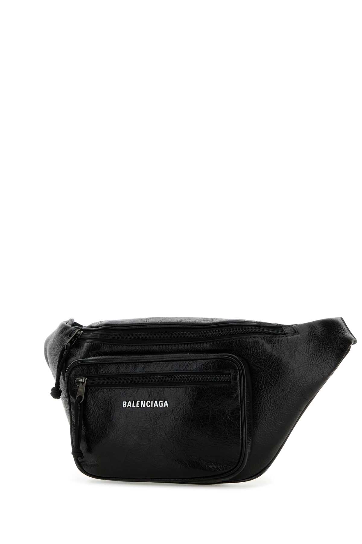 Black leather Explorer belt bag 5295501WG9X1000 (Balenciaga / ボディ・ベルトバッグ ) | Balenciaga (バレンシアガ)(1)
