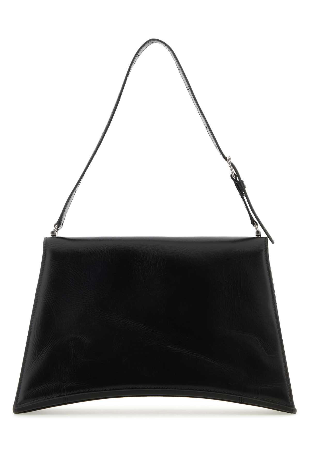 Black leather Crush M shoulder bag 7654662AAR21000 (Balenciaga / ハンドバッグ・ショルダーバッグ ) | Balenciaga (バレンシアガ)(2)