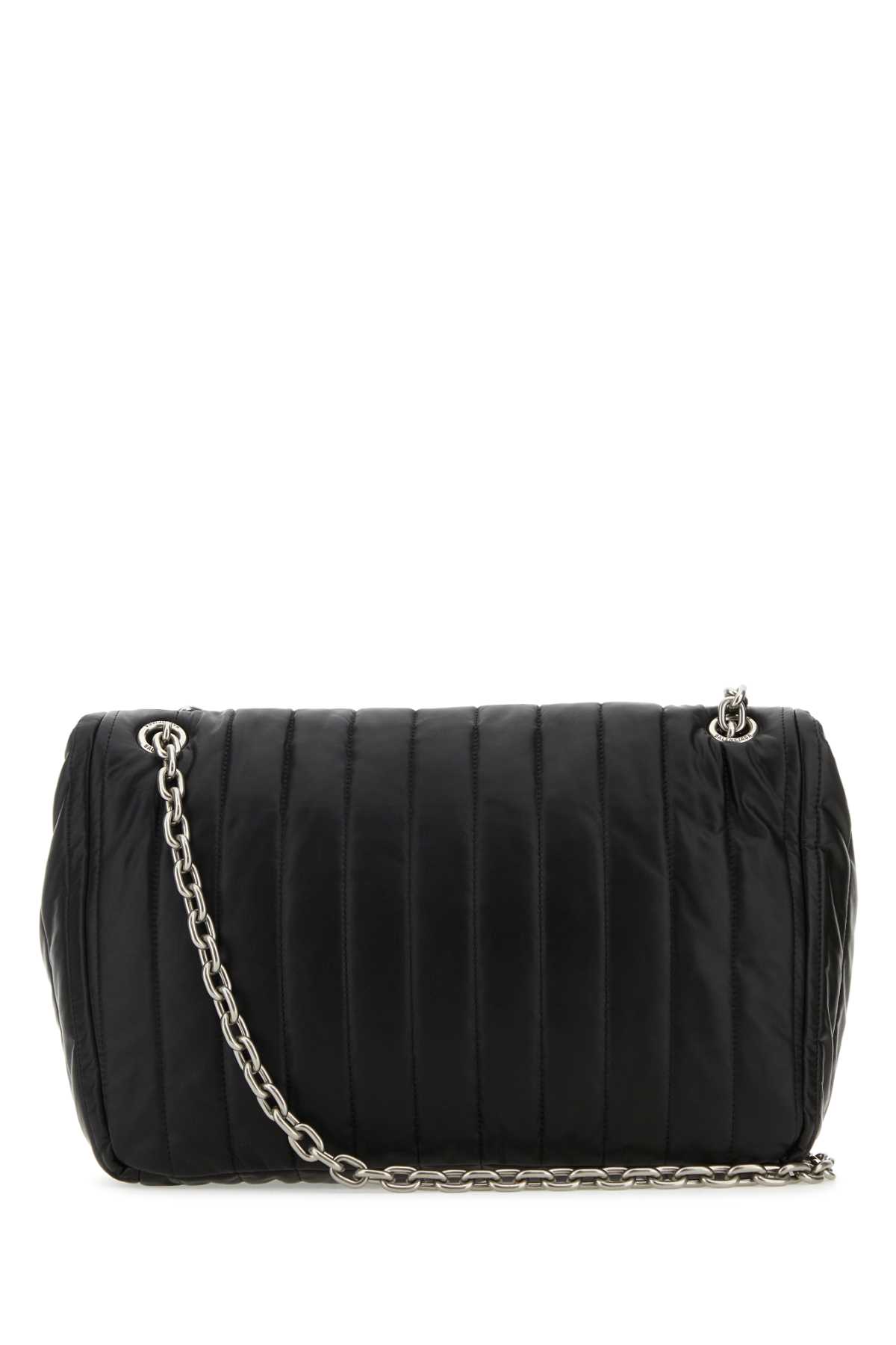 Black leather medium Monaco shoulder bag 7659452AASE1000 (Balenciaga / ハンドバッグ・ショルダーバッグ ) | Balenciaga (バレンシアガ)(2)