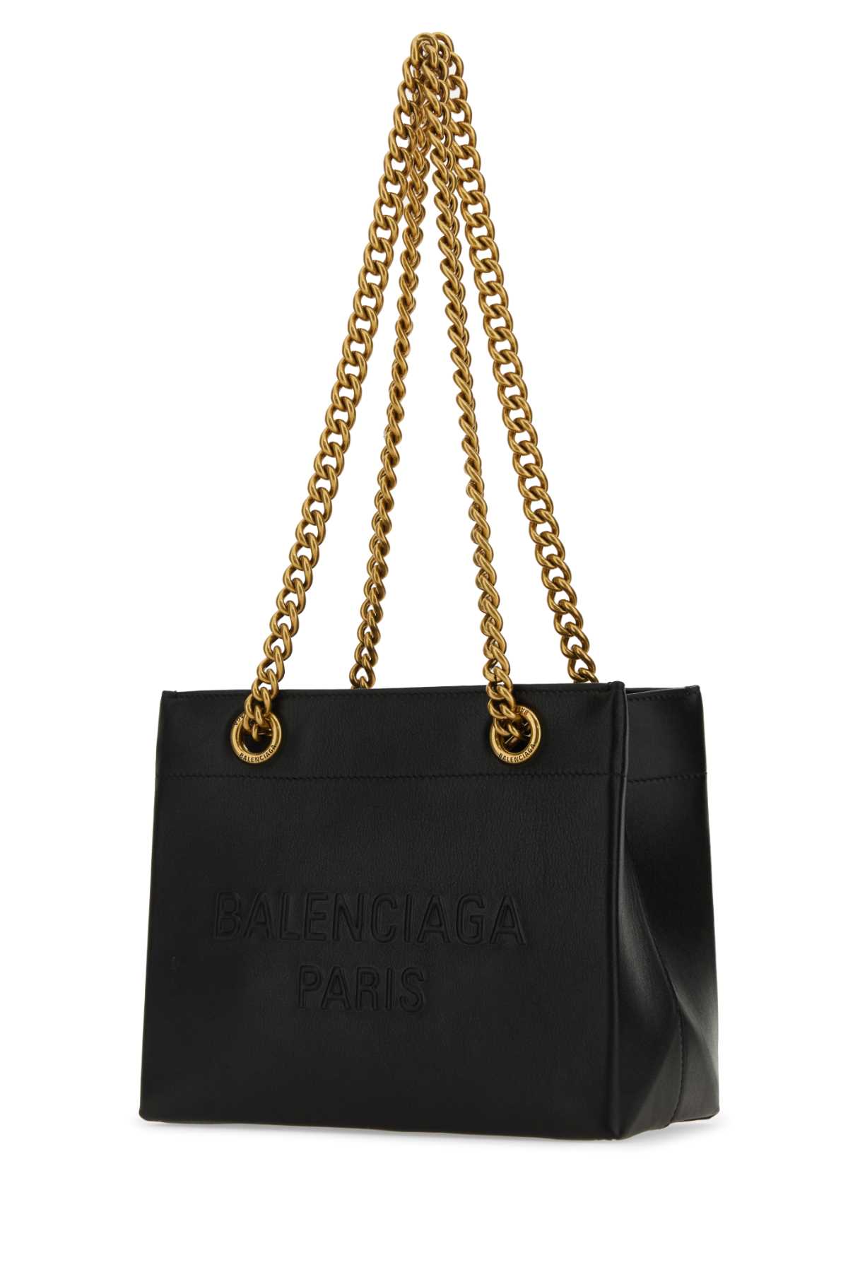 Black leather S Duty Free shopping bag 7600122AAOL1000 (Balenciaga / トートバッグ ) | Balenciaga (バレンシアガ)(1)