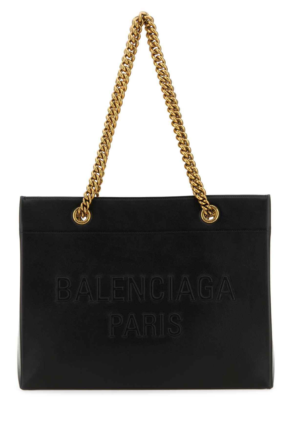 Black leather medium Duty Free shopping bag 7600132AAOL1000 (Balenciaga / トートバッグ ) | Balenciaga (バレンシアガ)