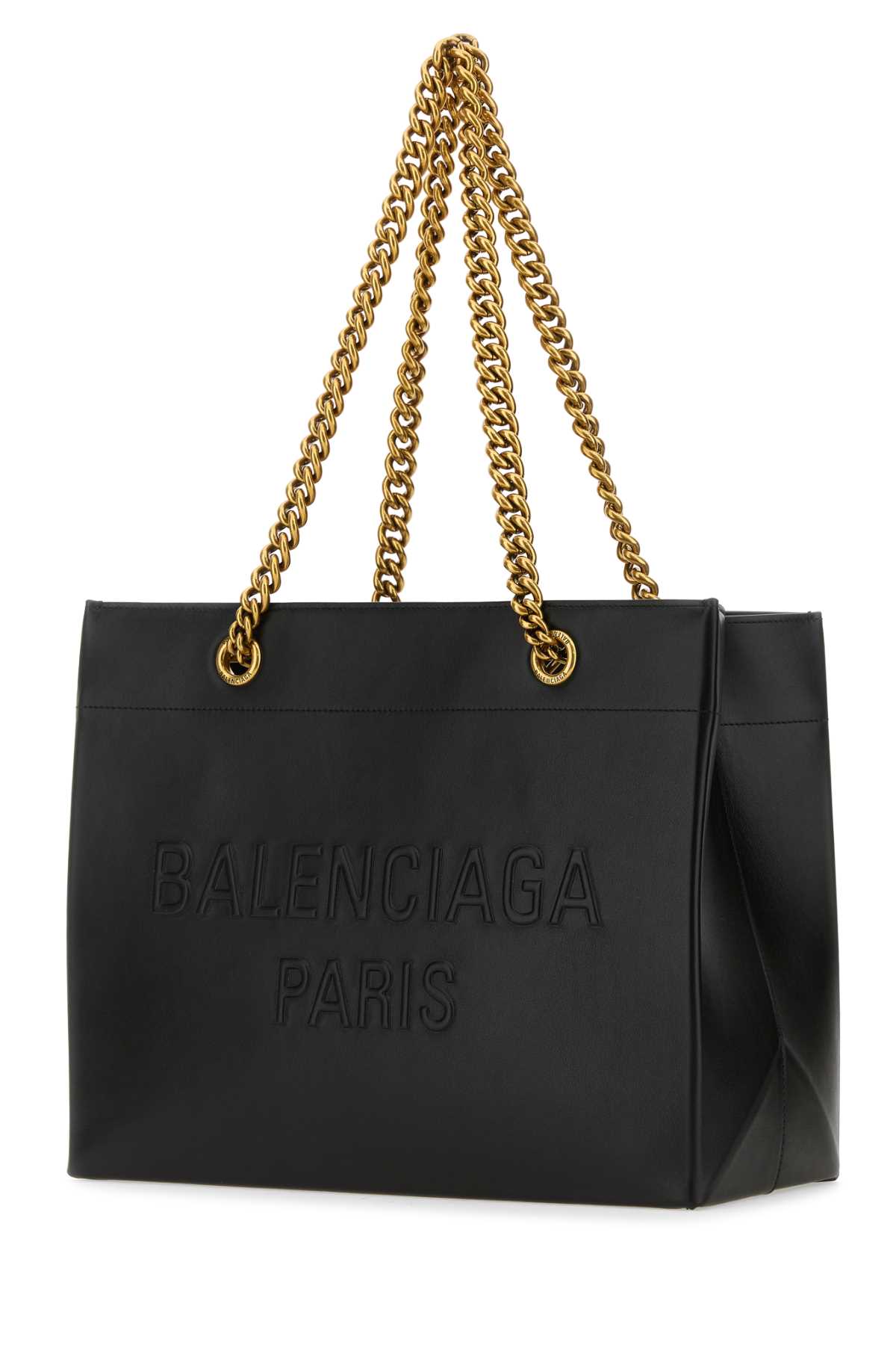 Black leather medium Duty Free shopping bag 7600132AAOL1000 (Balenciaga / トートバッグ ) | Balenciaga (バレンシアガ)(1)