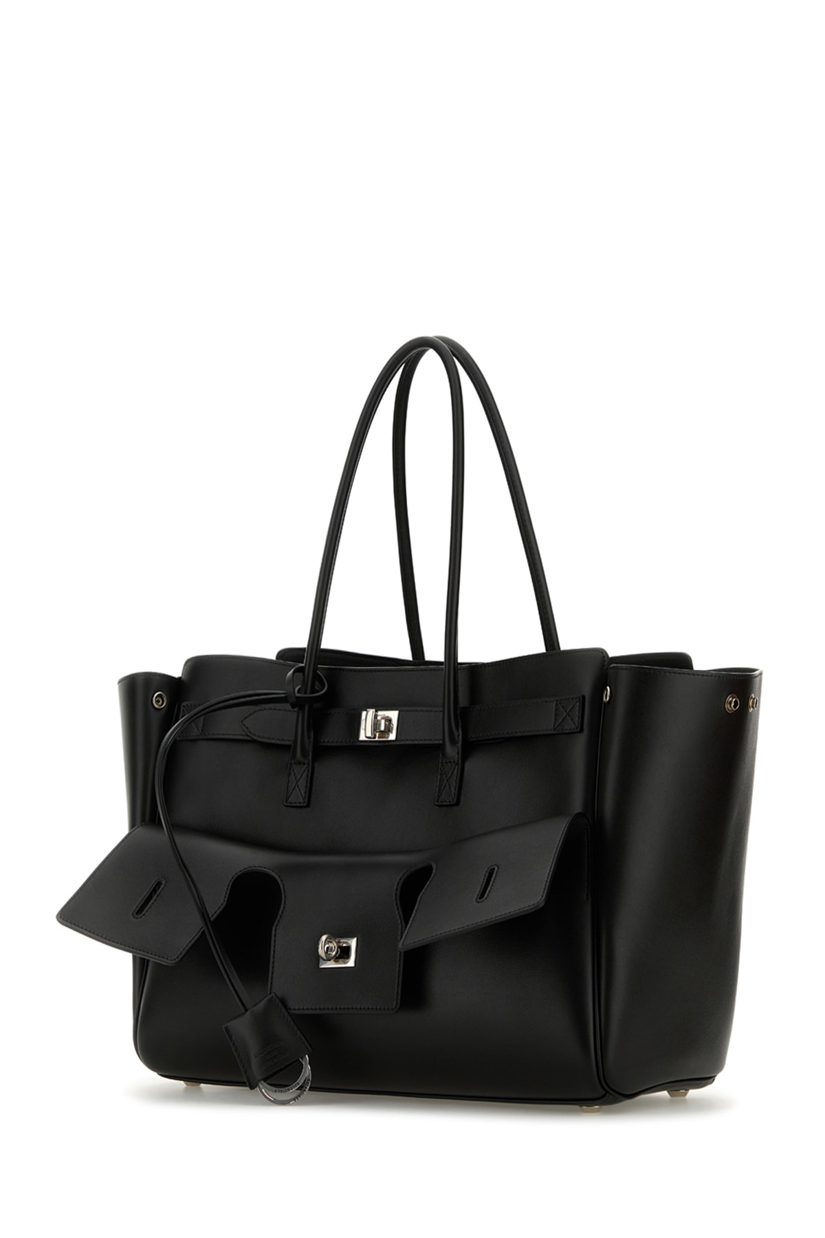 Black leather medium Carry All Bel Air handbag 8054812ABAW1000 (Balenciaga / トートバッグ ) | Balenciaga (バレンシアガ)(1)