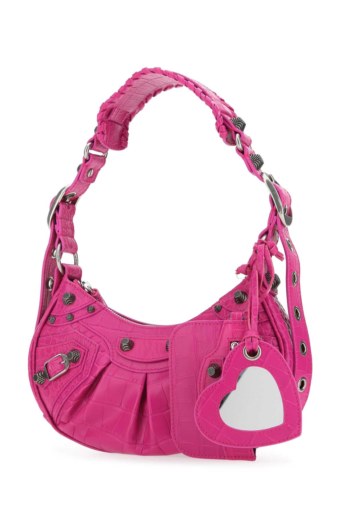 Fuchsia leather Le Cagole XS shoulder bag 67130923EBY5622 (Balenciaga / ハンドバッグ・ショルダーバッグ ) | Balenciaga (バレンシアガ)(1)