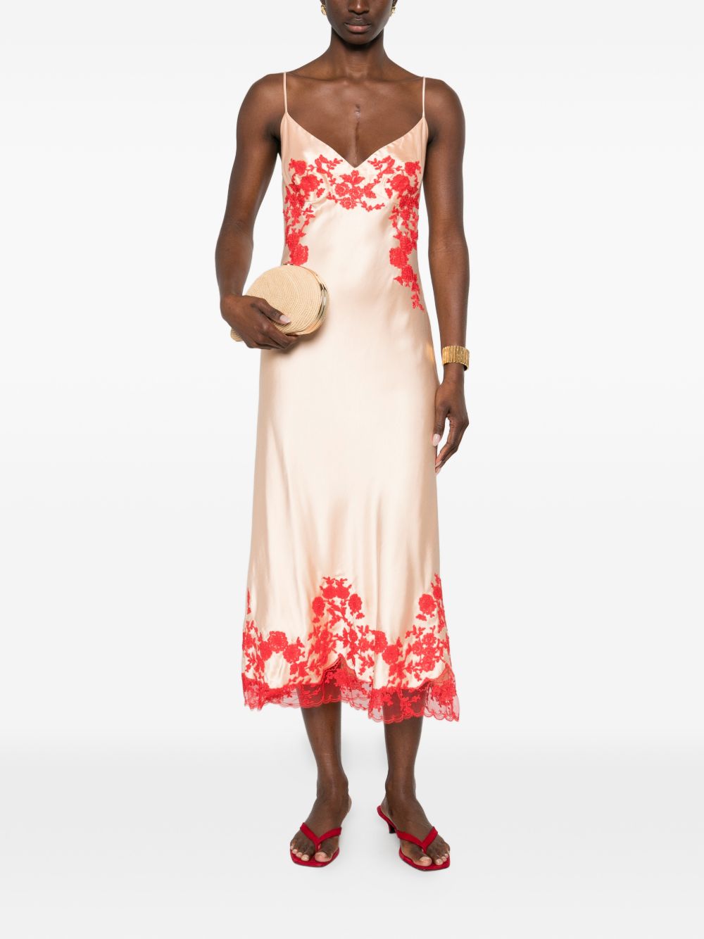 Ermanno Scervino Dresses Powder D482Q304APXZV20917 (ERMANNO SCERVINO / ワンピース・ドレス・オールインワン ) | ERMANNO SCERVINO (エルマンノ シェルヴィーノ)(1)