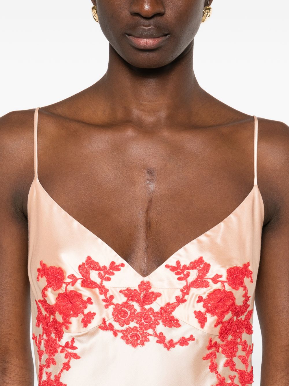 Ermanno Scervino Dresses Powder D482Q304APXZV20917 (ERMANNO SCERVINO / ワンピース・ドレス・オールインワン ) | ERMANNO SCERVINO (エルマンノ シェルヴィーノ)(3)