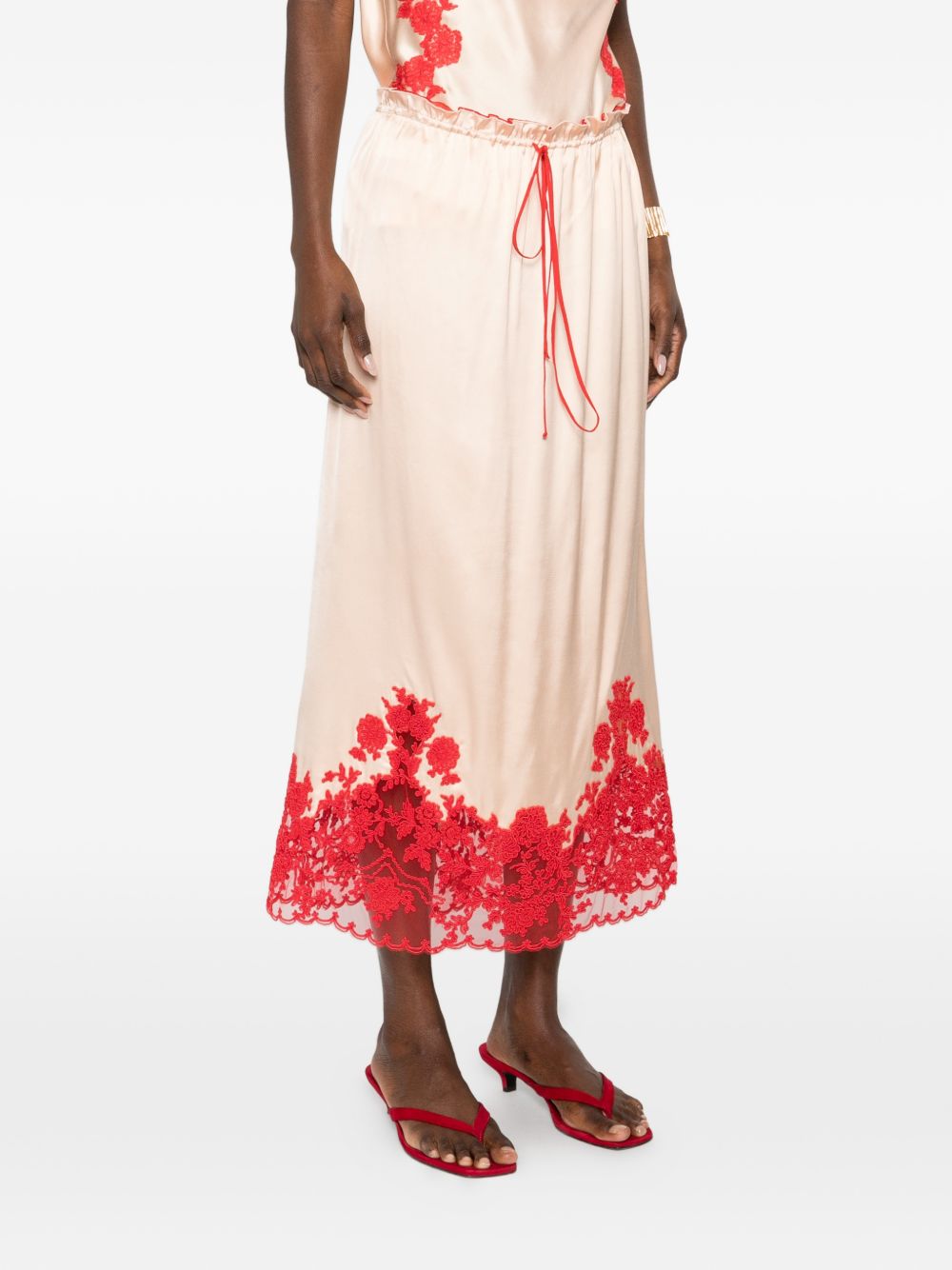 Ermanno Scervino Skirts Powder D482O314APXZV20917 (ERMANNO SCERVINO / スカート ) | ERMANNO SCERVINO (エルマンノ シェルヴィーノ)(2)