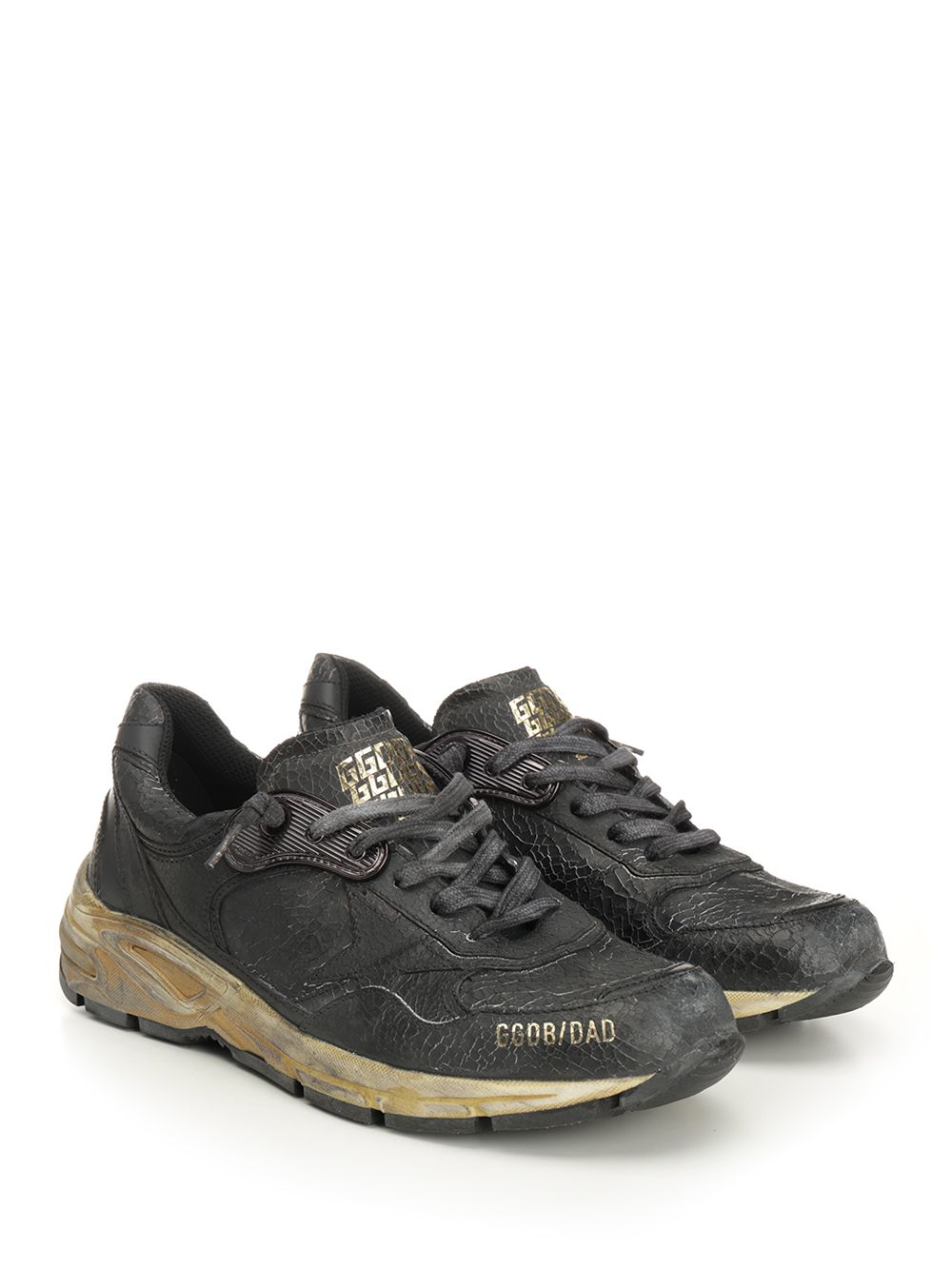"Running Dad" sneaker in cracklè leather and naplak GMF00884F00783990100 (Golden Goose / スニーカー ) | Golden Goose (ゴールデングース)(1)