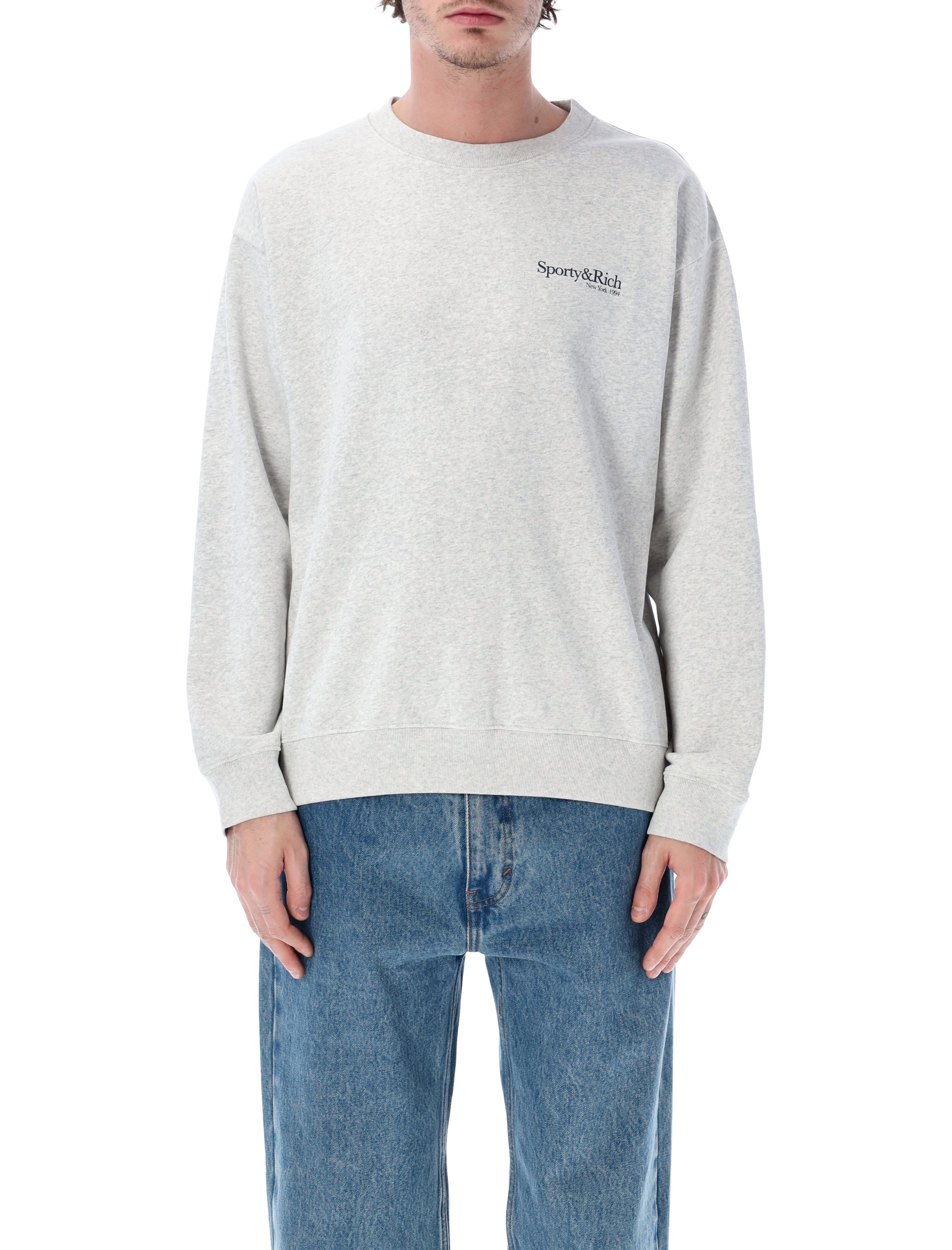 SPORTY & RICH Clothing.... Grey ST07162175GY03HEATHERGR (Sporty & Rich / スウェット・フーディー ) | Sporty & Rich (スポーティアンドリッチ)