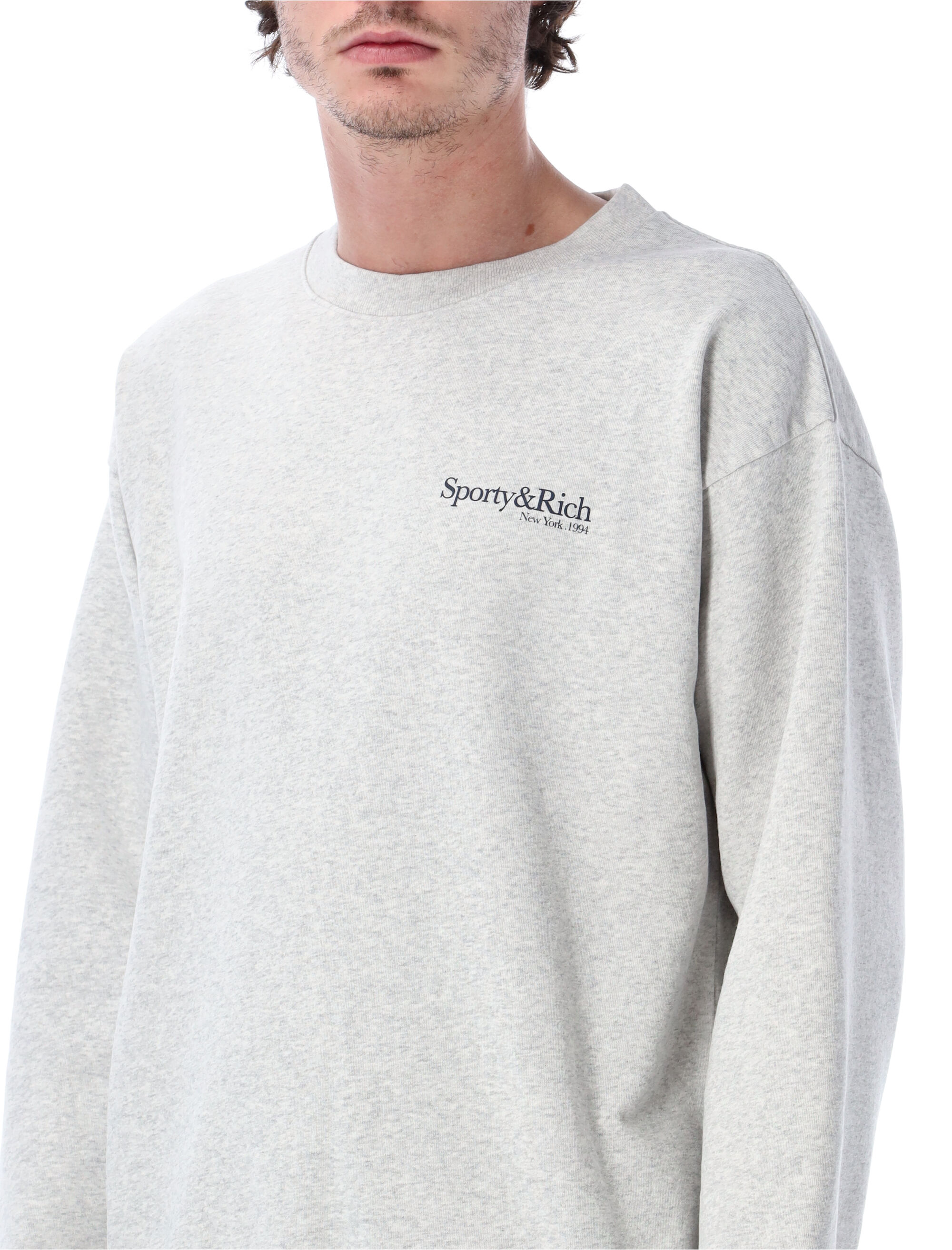 SPORTY & RICH Clothing.... Grey ST07162175GY03HEATHERGR (Sporty & Rich / スウェット・フーディー ) | Sporty & Rich (スポーティアンドリッチ)(2)