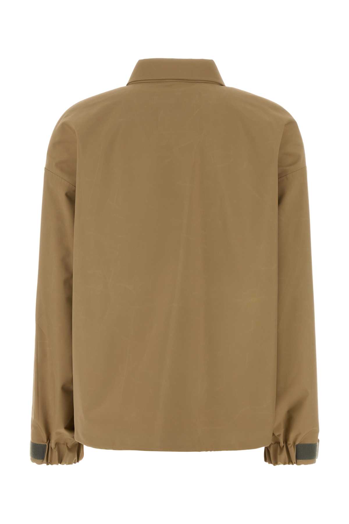 Beige tech fabric windbreaker ML1373SOOO1V94F0065 (MIU MIU / カジュアルジャケット ) | MIU MIU (ミュウミュウ)(1)