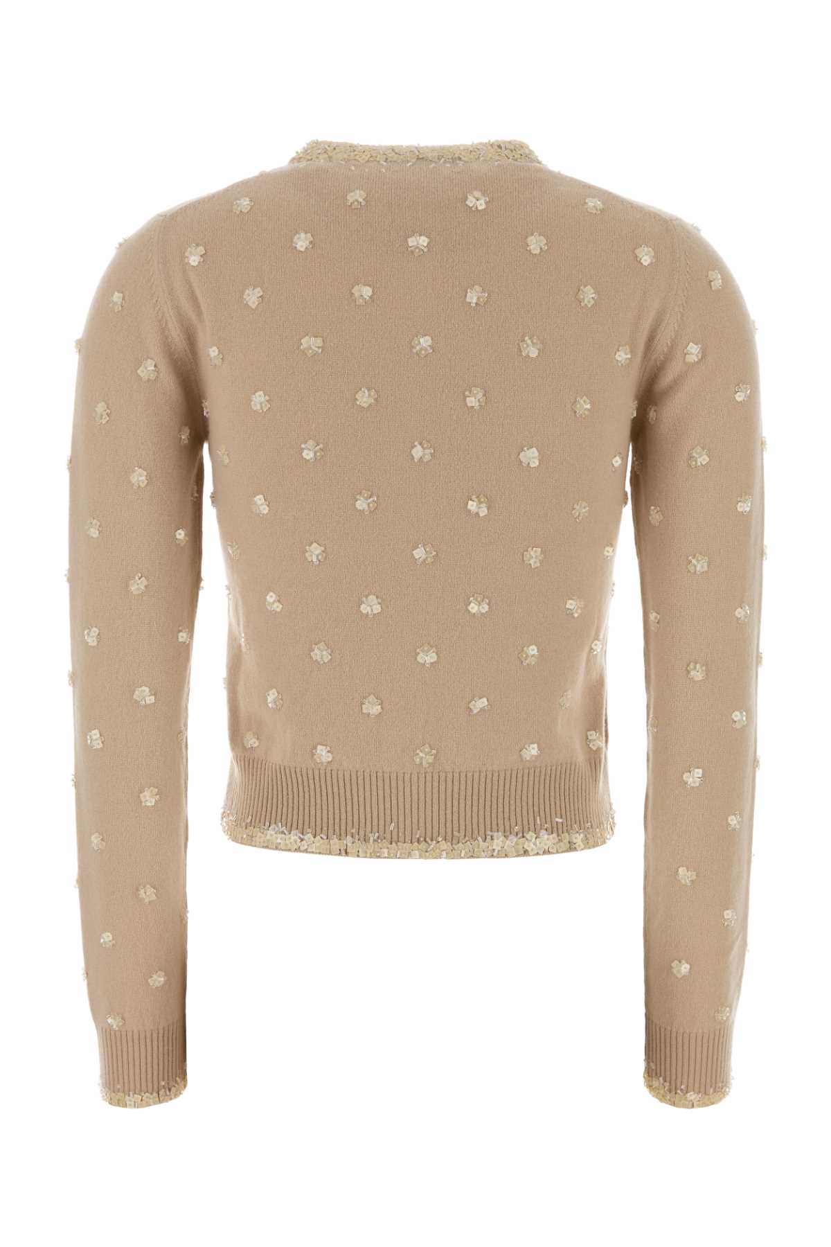 Skin pink cashmere cardigan MMF01CSOOO18YYF0627 (MIU MIU / ニット・セーター・カーディガン ) | MIU MIU (ミュウミュウ)(1)