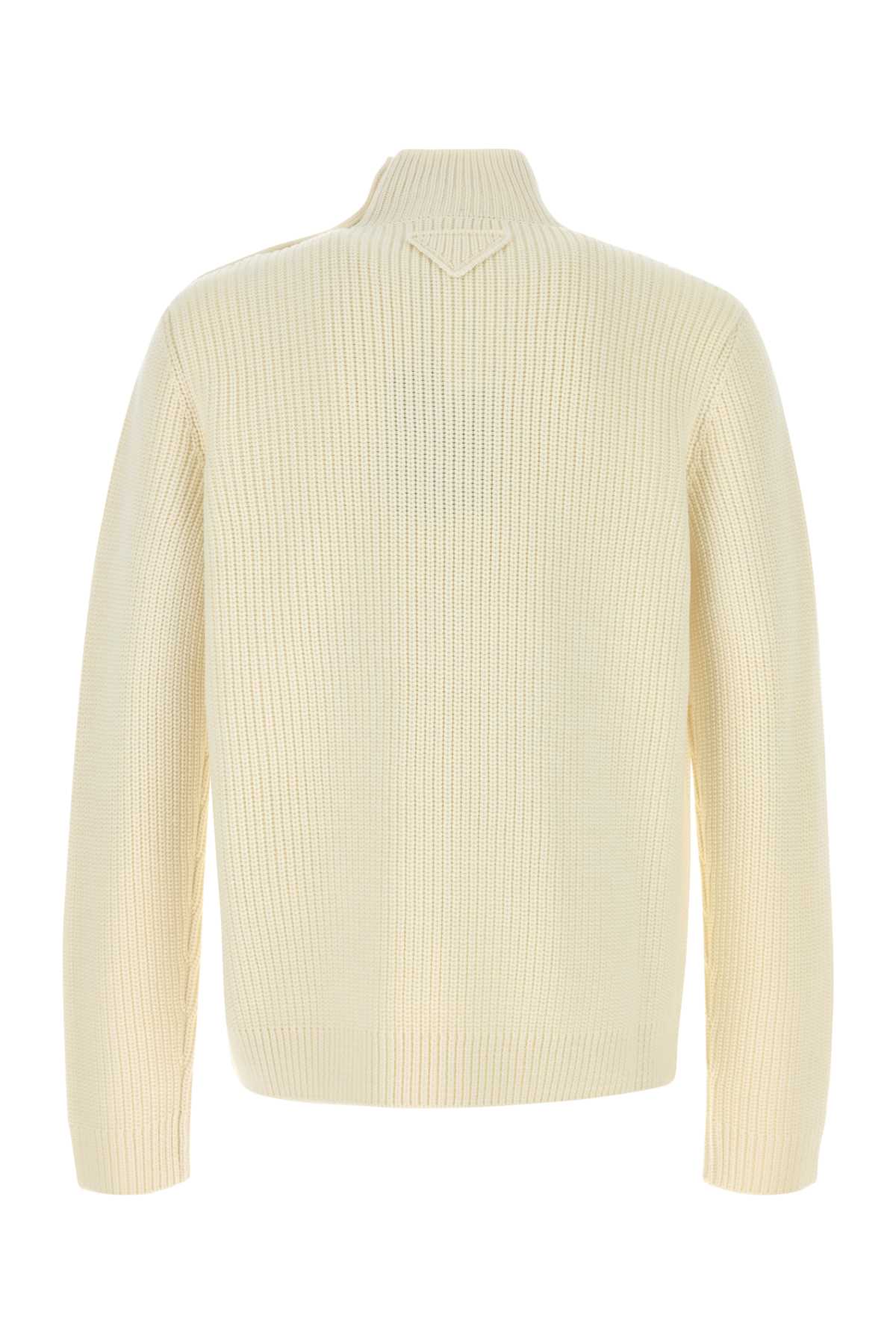Ivory wool sweater UMR664SOOO1VI6F0009 (Prada / ニット・セーター・カーディガン ) | Prada (プラダ)(1)
