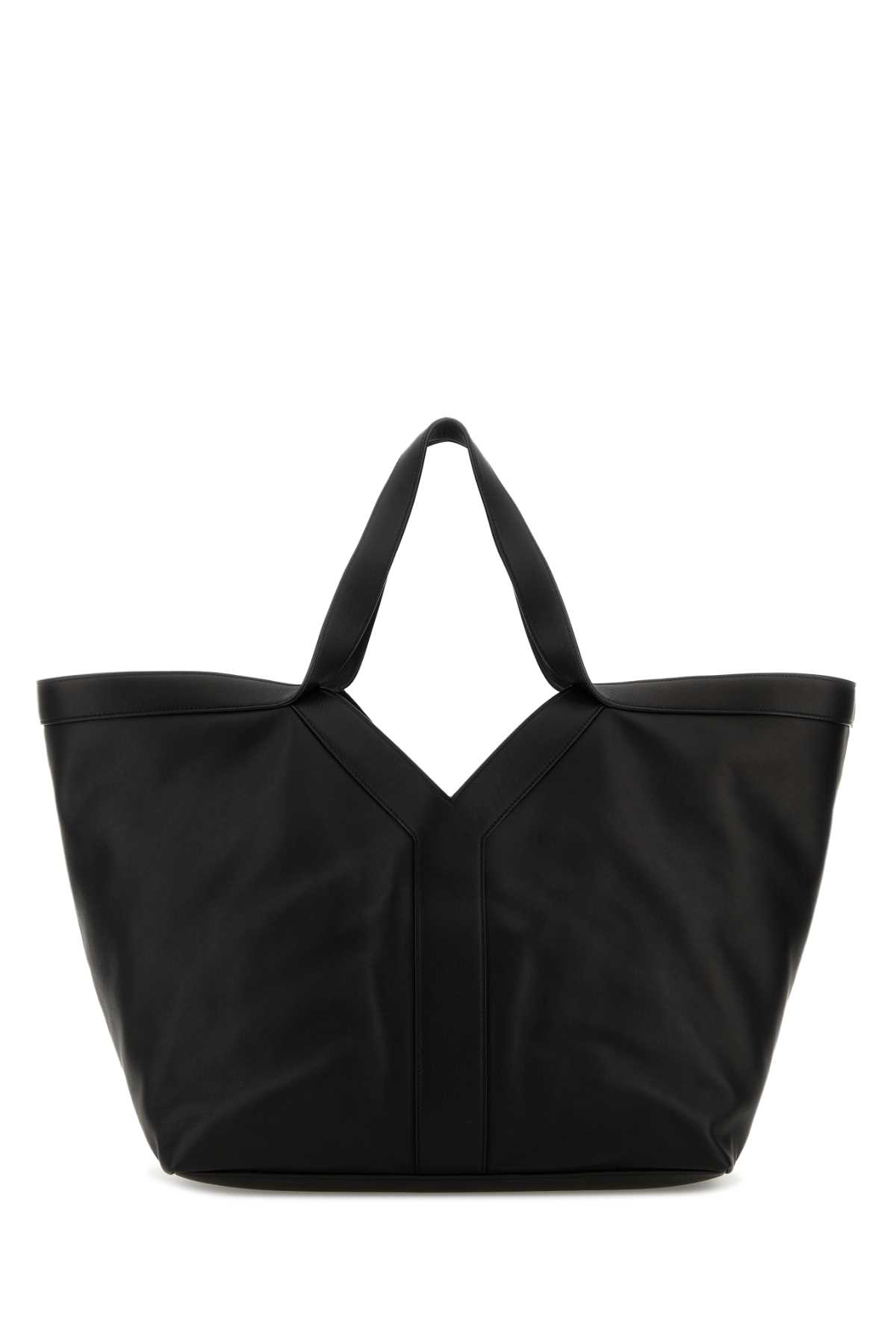 Black leather Y shopping bag 817602AAEB31000 (Saint Laurent / ハンドバッグ・ショルダーバッグ ) | Saint Laurent (サンローラン)(2)