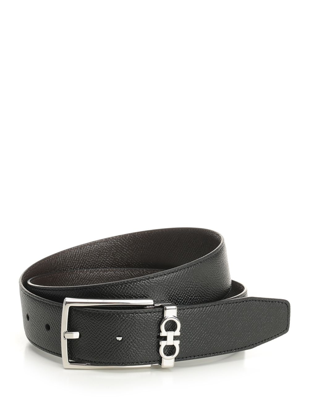 Reversible and adjustable "Gancini" belt 67A037708206002 (FERRAGAMO / ベルト・サスペンダー ) | FERRAGAMO (フェラガモ)