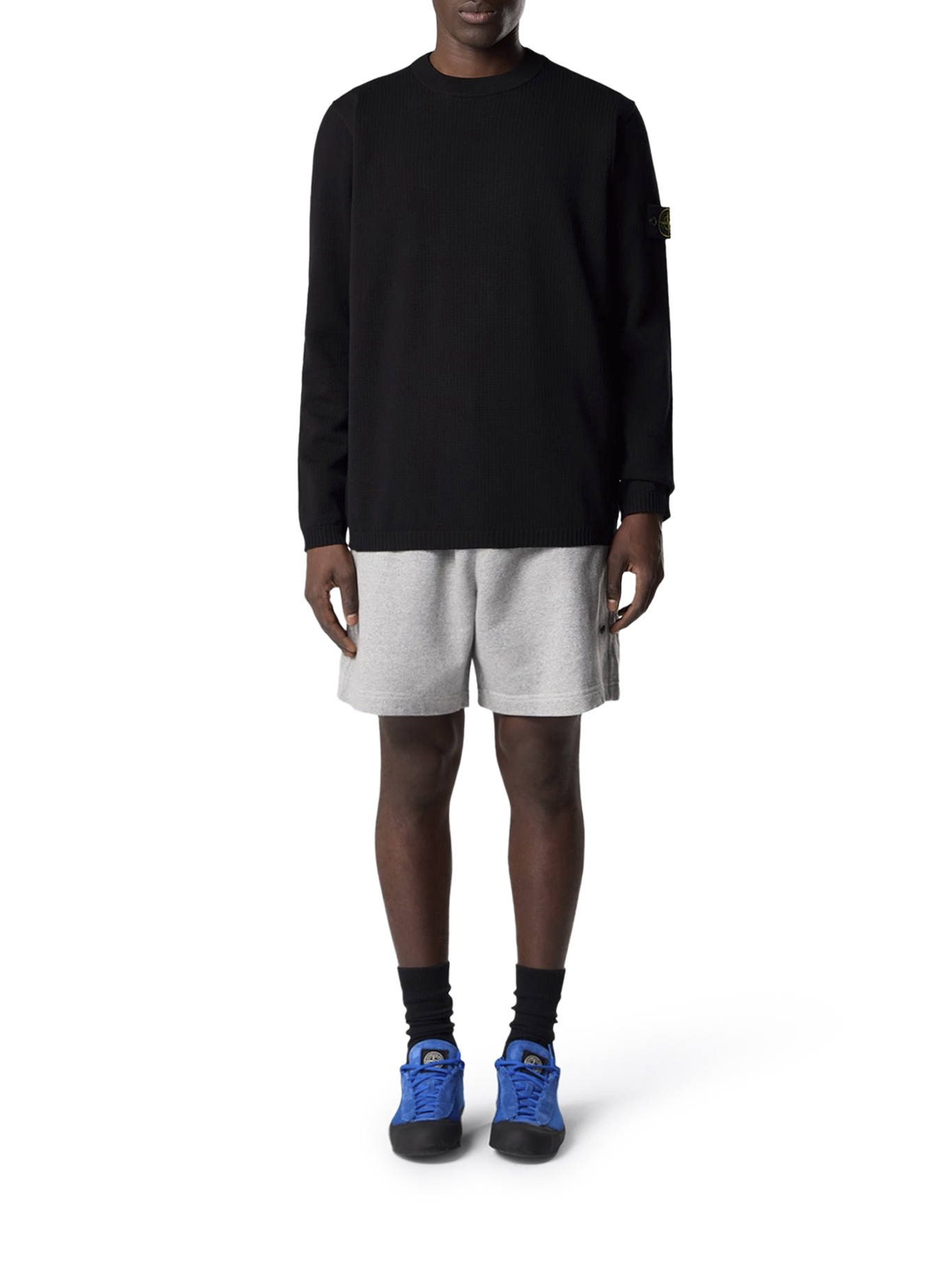 LOOSE FIT RIBBED CREW NECK SWEATER L1S155100023S01B2V0029 (STONE ISLAND / ニット・セーター・カーディガン ) | STONE ISLAND (ストーンアイランド)(1)