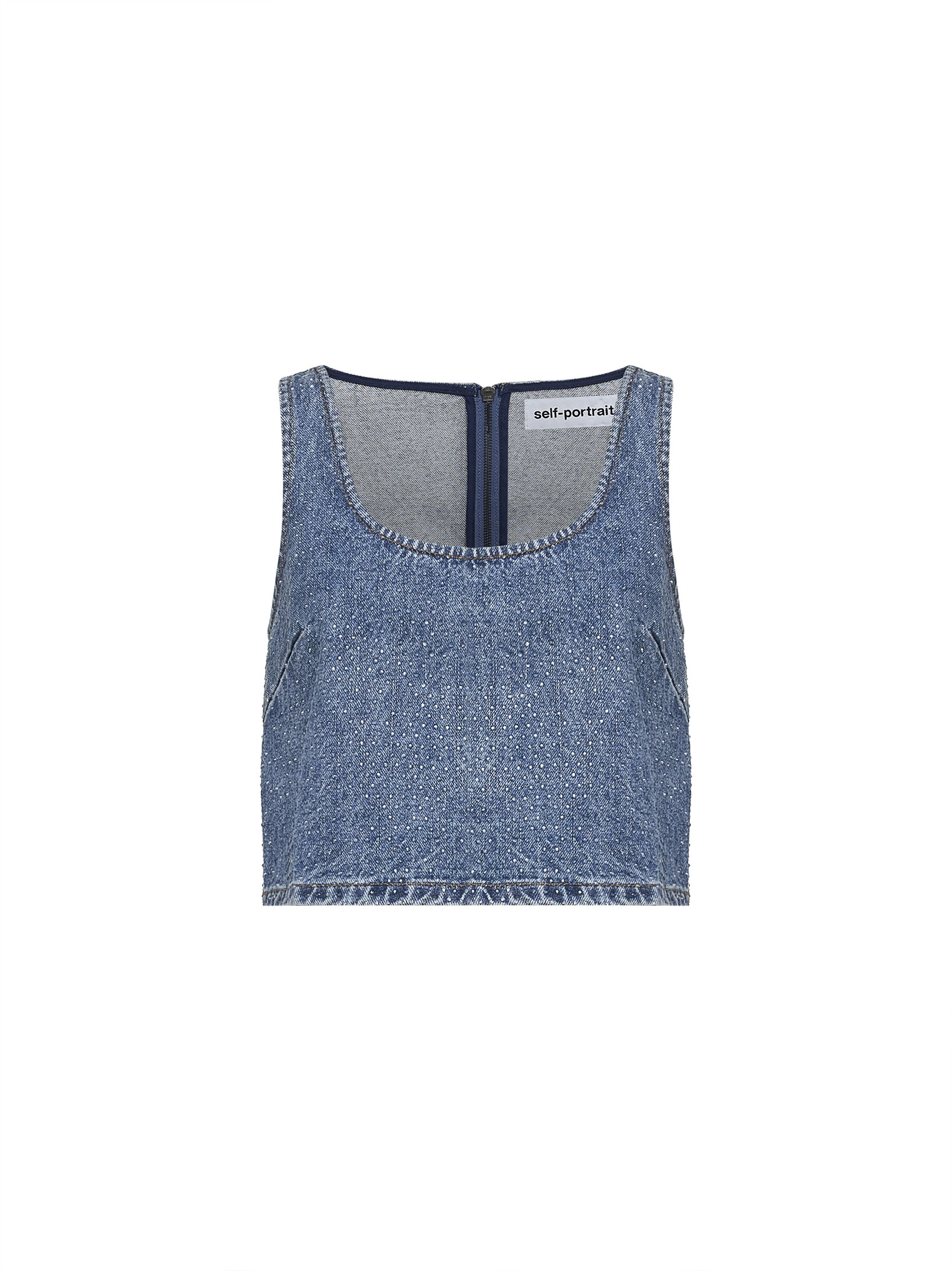 SELF PORTRAIT Top 826TBLUE (self-portrait / タンクトップ・キャミソール ) | self-portrait (セルフ・ポートレイト)