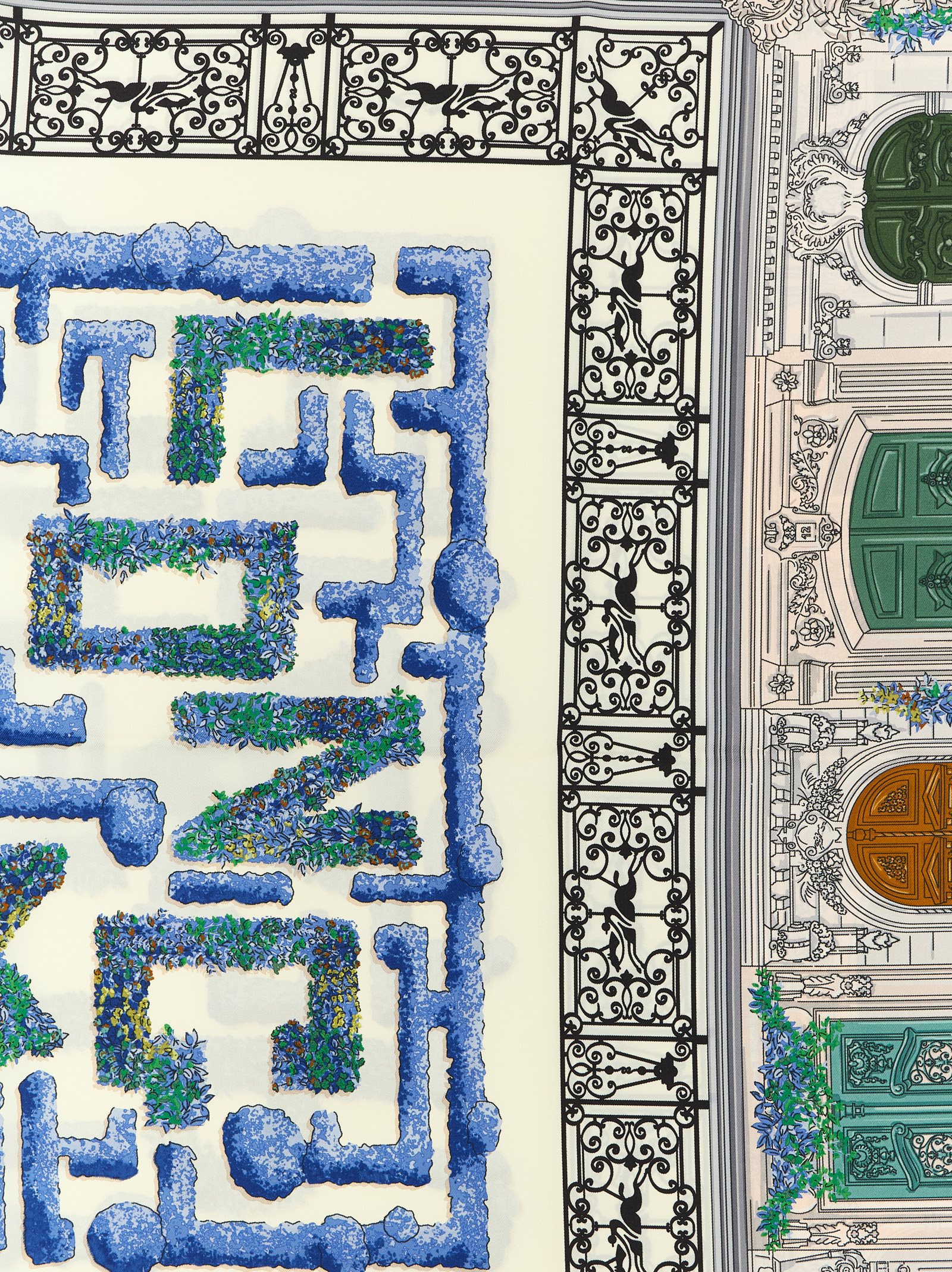 '90 Jardin Parisien' scarf 50641GSO006 (LONGCHAMP / スカーフ・マフラー ) | LONGCHAMP (ロンシャン)(2)