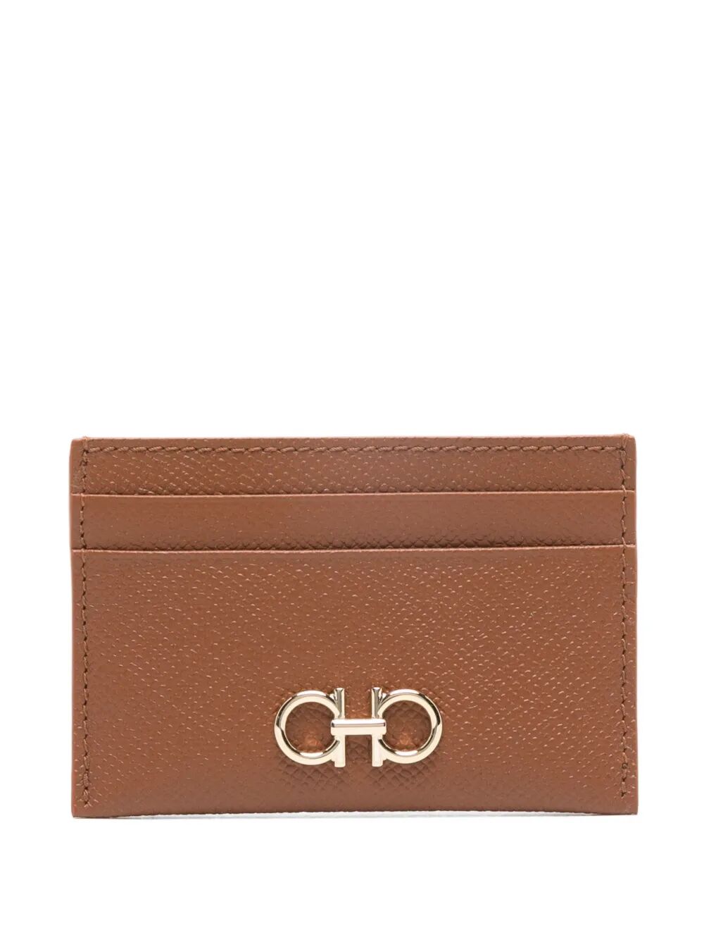 HAMMERED LEATHER GANCINI CARDHOLDER 2200070789863NATURALE (FERRAGAMO / 財布・カードケース ) | FERRAGAMO (フェラガモ)