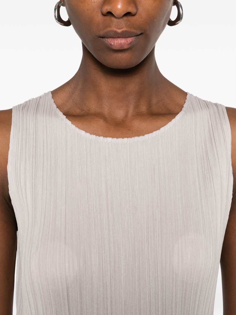 Pleats Please Dresses Light Grey PP59JH41042 (PLEATS PLEASE ISSEY MIYAKE / ワンピース・ドレス・オールインワン ) | PLEATS PLEASE ISSEY MIYAKE (プリーツ プリーズ イッセイ ミヤケ)(1)