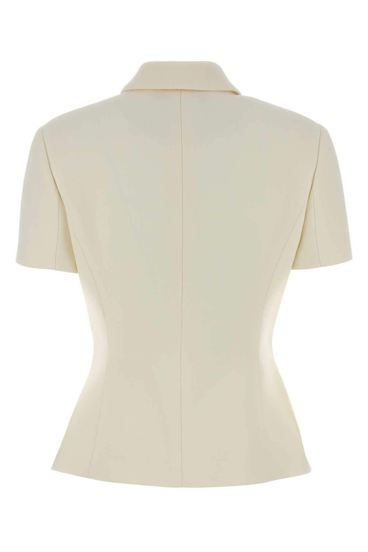 Ivory wool blazer 10230621A127891W010 (VERSACE / ブレザー・ジャケット ) | VERSACE (ヴェルサーチェ)(1)