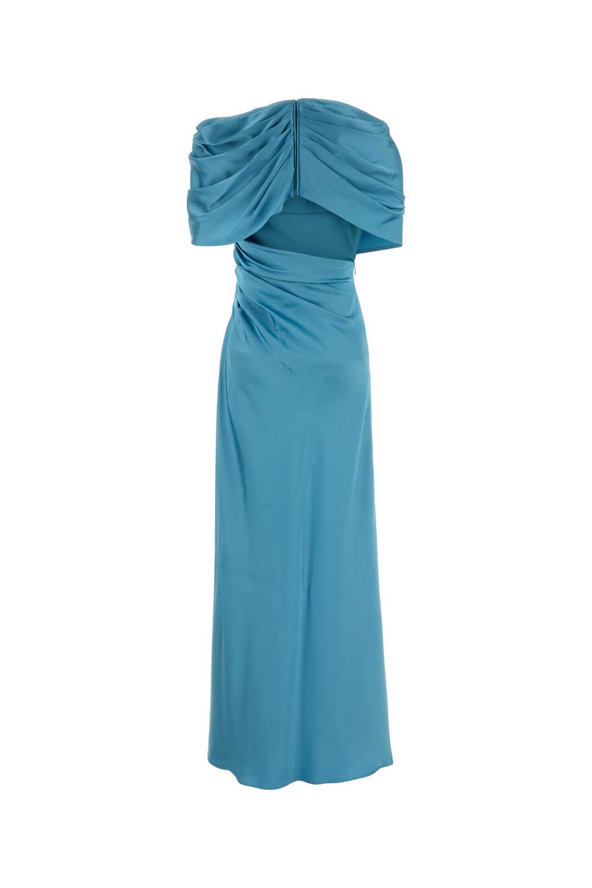 Light-blue satin long dress 6A04913FU3024130 (Stella McCartney / ワンピース・ドレス・オールインワン ) | Stella McCartney (ステラ マッカートニー)(1)