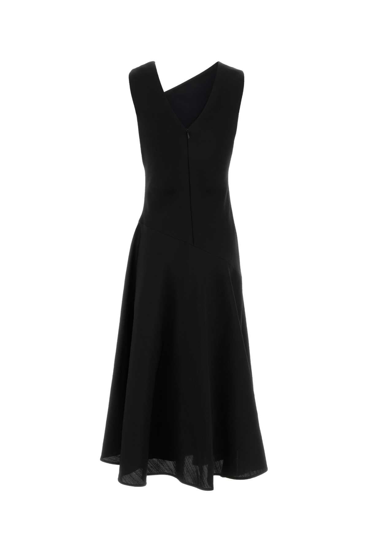 Black viscose blend dress J01CT0274J65005001 (Jil Sander / ワンピース・ドレス・オールインワン ) | Jil Sander (ジルサンダー)(1)