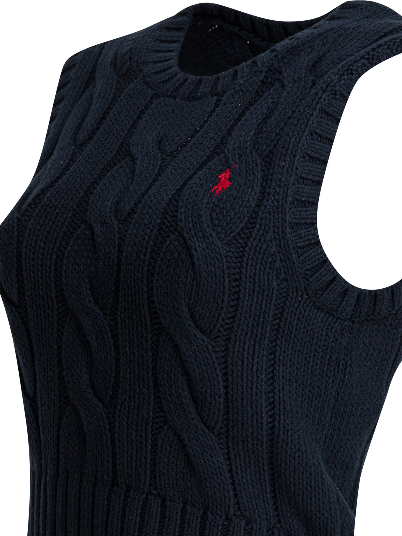 Cable-knit vest with logo 211959295002HUNTER (Polo Ralph Lauren / ベスト ) | Polo Ralph Lauren (ポロ ラルフ ローレン)(3)