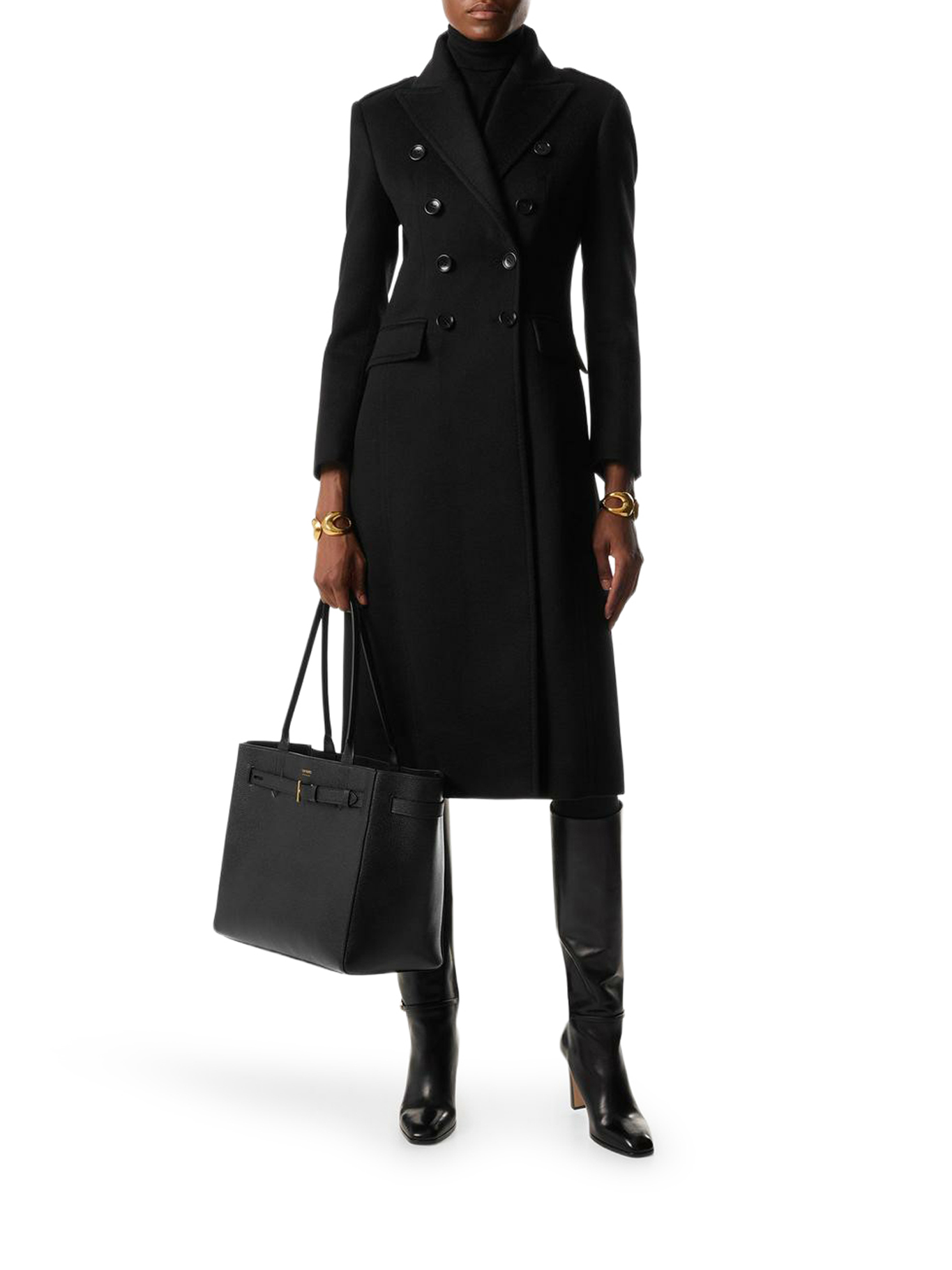 MEDIUM AUDREY HAMMERED LEATHER BAG L1809LCL429XNAA (TOM FORD / トートバッグ ) | TOM FORD (トムフォード)(1)