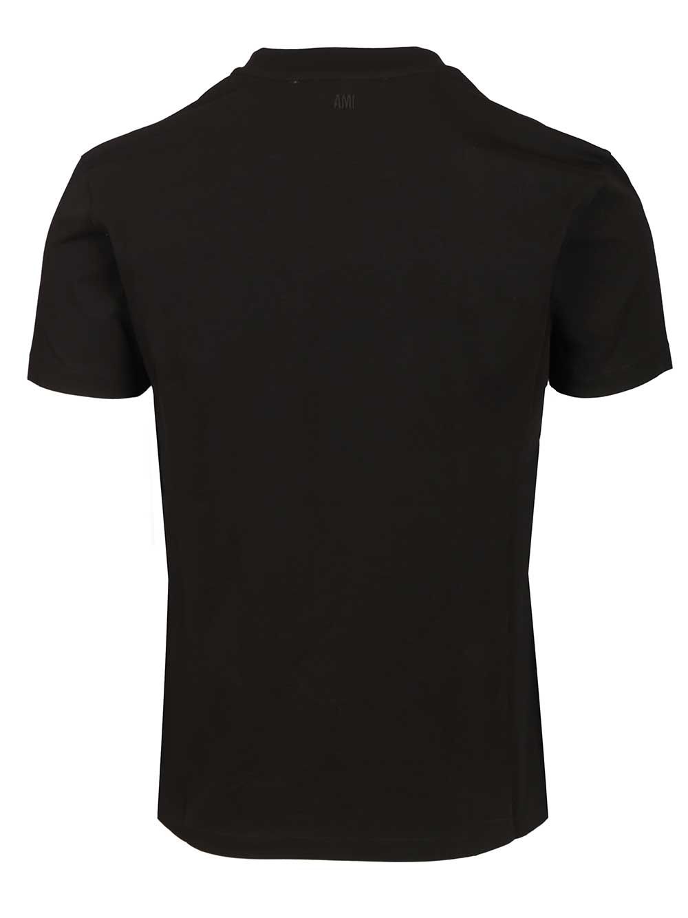 QUOTA -CONTRASTED ADC TSHIRT LIGHT COTTON JERSEY HTS346724045 (AMI Paris / Tシャツ・カットソー ) | AMI Paris (アミパリス)(1)