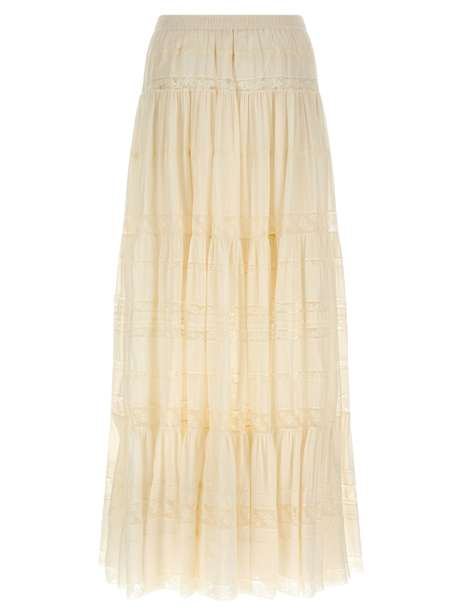 Lace insert skirt D482O384APJBN10104 (ERMANNO SCERVINO / スカート ) | ERMANNO SCERVINO (エルマンノ シェルヴィーノ)(1)