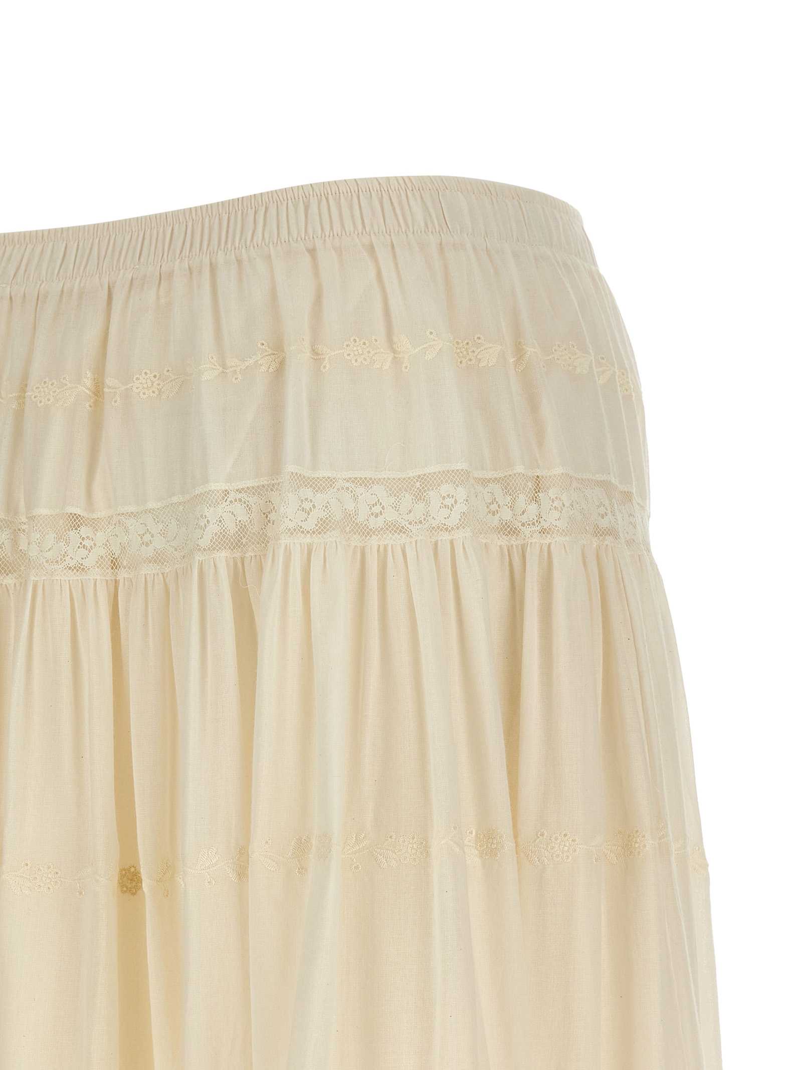 Lace insert skirt D482O384APJBN10104 (ERMANNO SCERVINO / スカート ) | ERMANNO SCERVINO (エルマンノ シェルヴィーノ)(3)