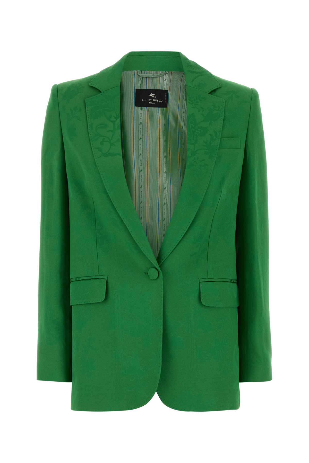Green jacquard blazer WRCA004299TJDA0V0396 (ETRO / ブレザー・ジャケット ) | ETRO (エトロ)