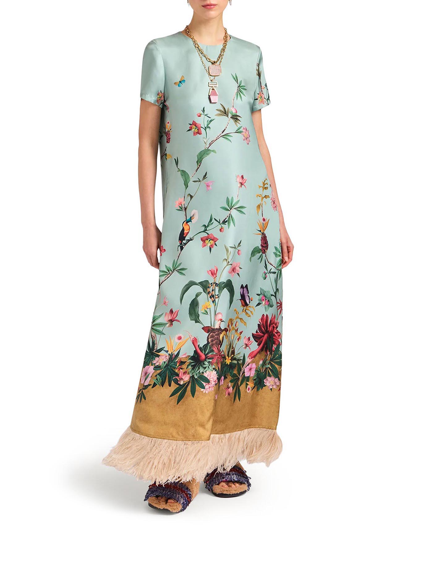 SWING DRESS DRE0316SIL001ZOF04BU01 (La DoubleJ / ワンピース・ドレス・オールインワン ) | La DoubleJ (ラダブルジェイ)(1)