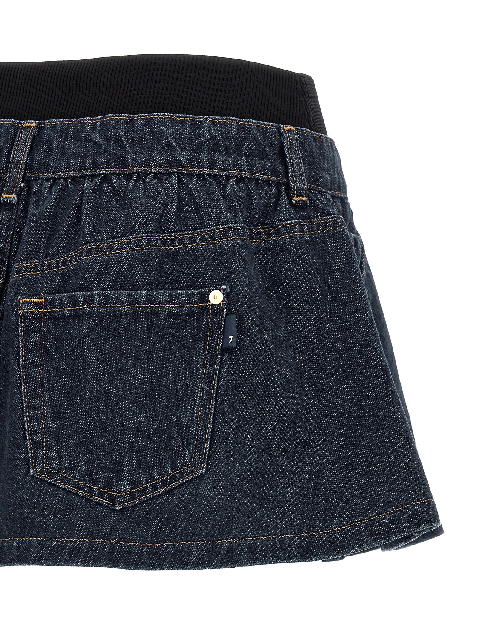 'Banded Mini' skirt 7U4S0E52U71ZI (7 for all mankind / スカート ) | 7 for all mankind (セブンフォーオールマンカインド)(3)