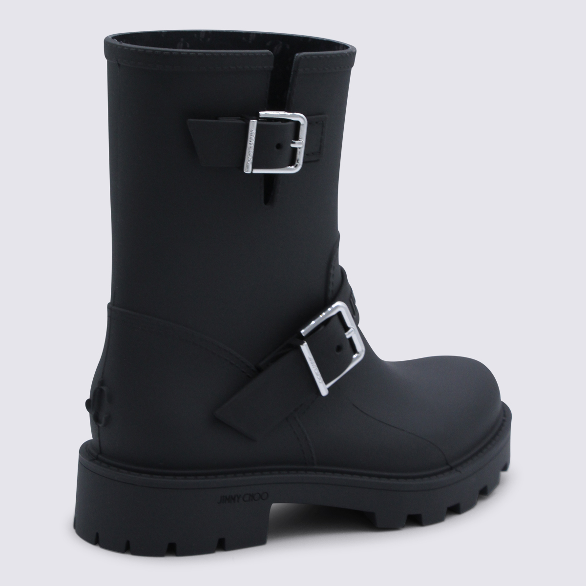 Jimmy Choo Boots Black BIKERRAINTPY010003 (JIMMY CHOO / ブーツ ) | JIMMY CHOO (ジミー チュウ)(2)