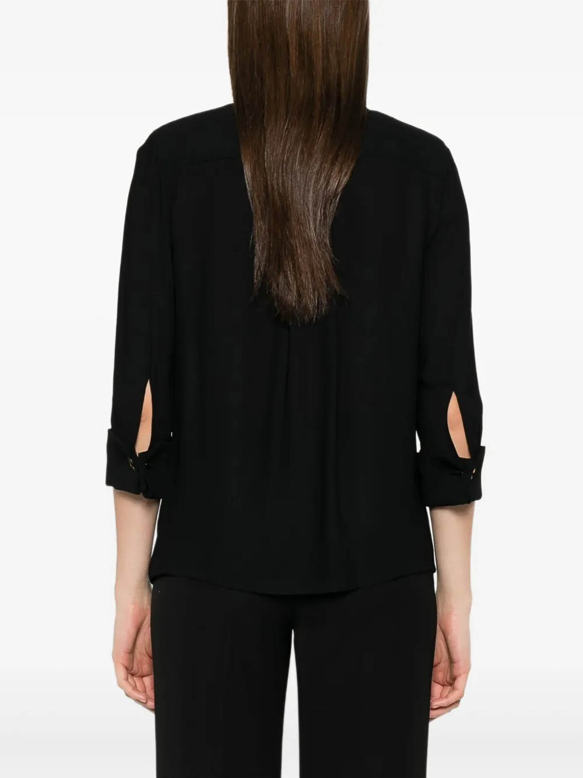 Black shirt CA12256E2110 (Elisabetta Franchi / シャツ・ブラウス ) | Elisabetta Franchi (エリザベッタ フランキ)(4)