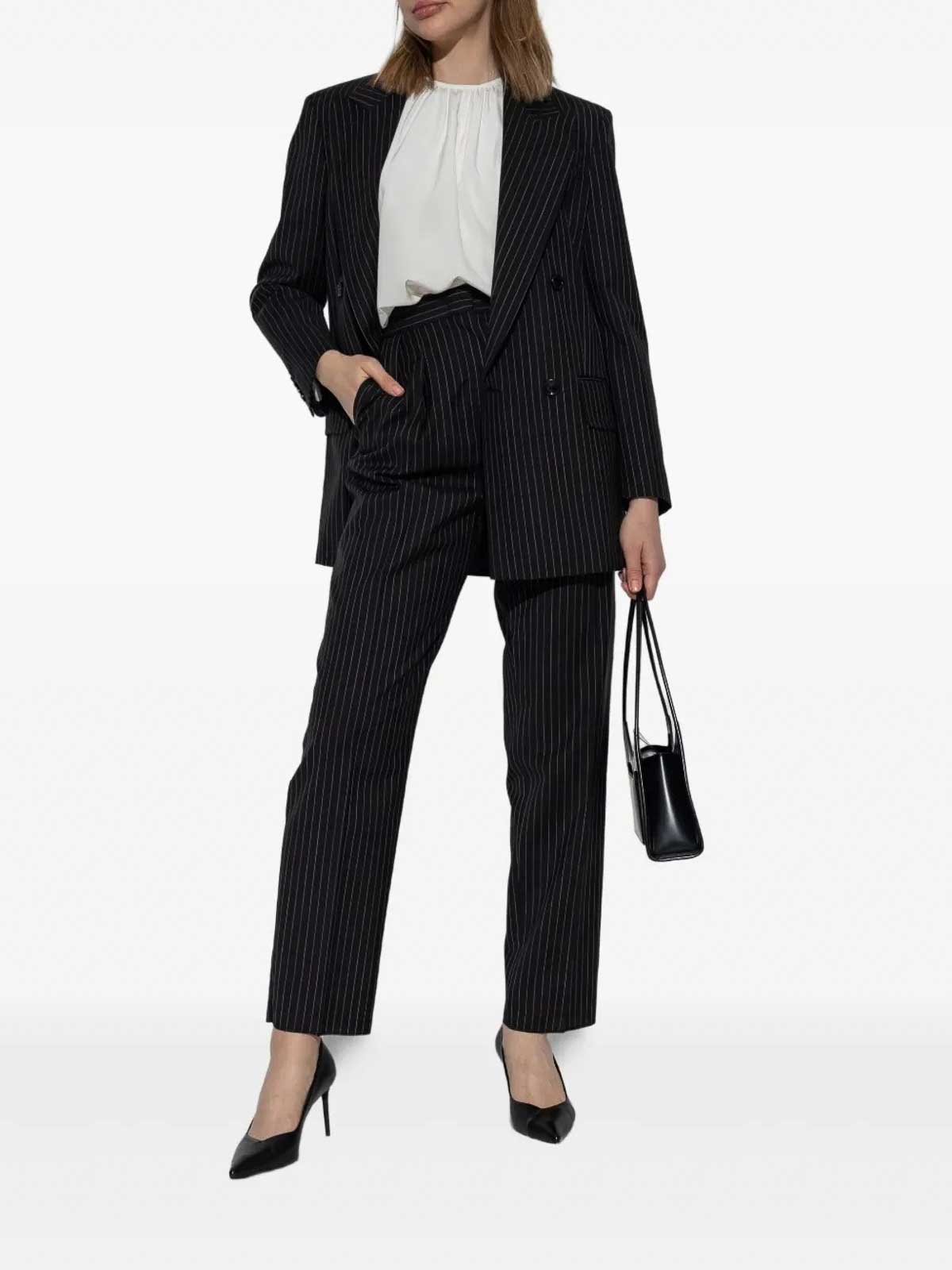 Sesamo Long Trouser Black White 25211360216E15 (Max Mara / パンツ ) | Max Mara (マックスマーラ)(1)