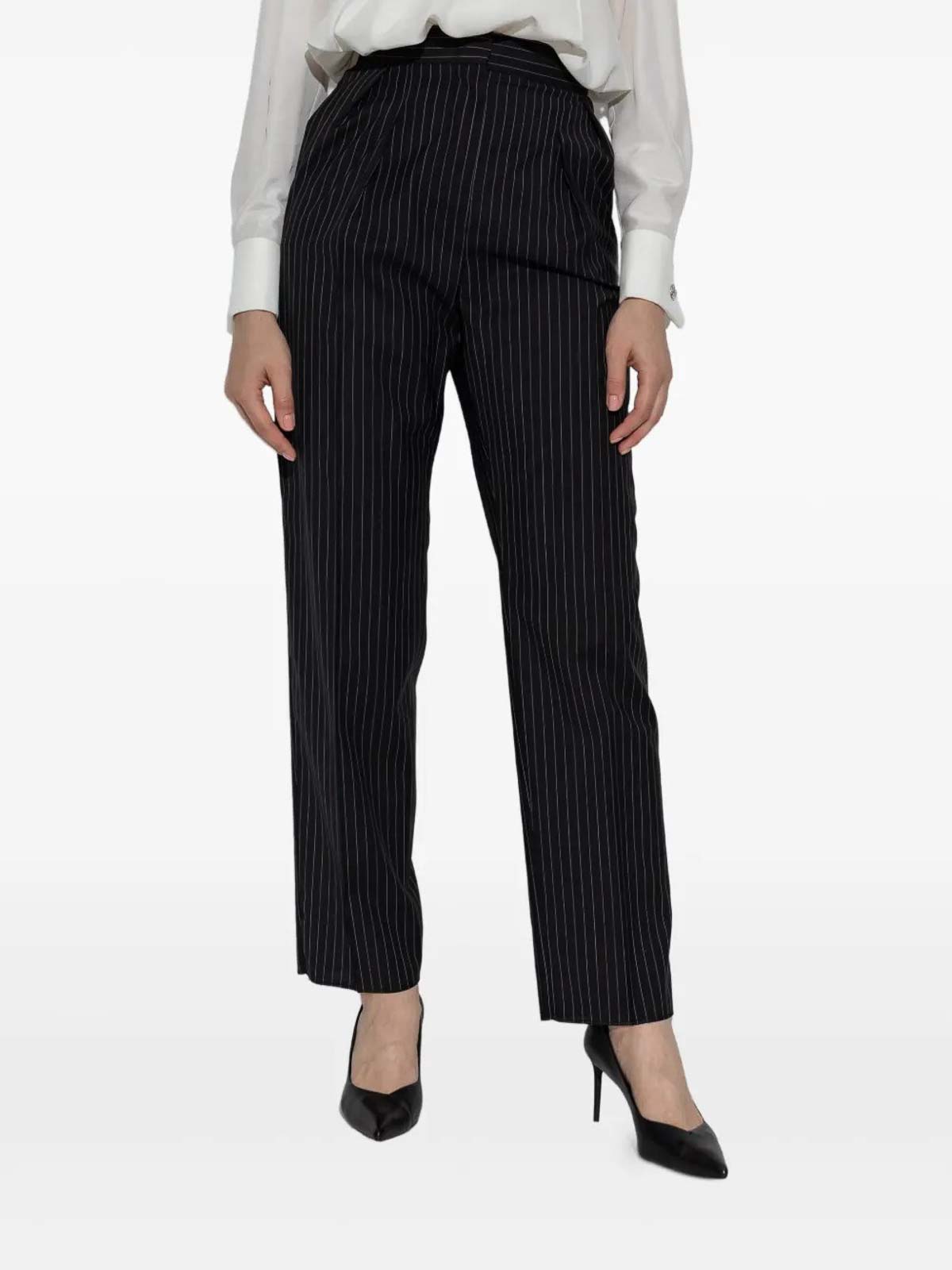 Sesamo Long Trouser Black White 25211360216E15 (Max Mara / パンツ ) | Max Mara (マックスマーラ)(2)