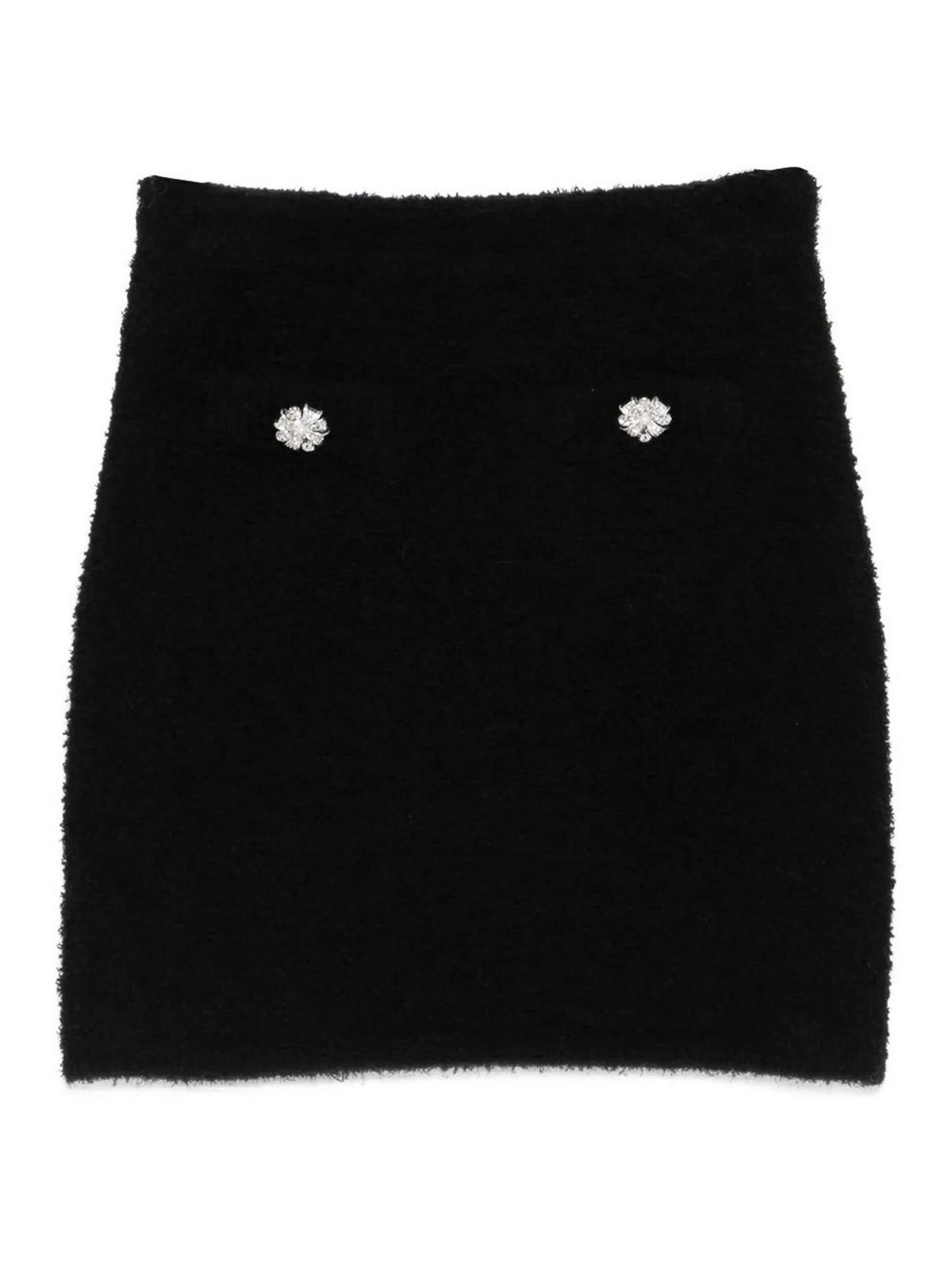 Black Knit Mini Skirt RS26220SKB (self-portrait / スカート ) | self-portrait (セルフ・ポートレイト)