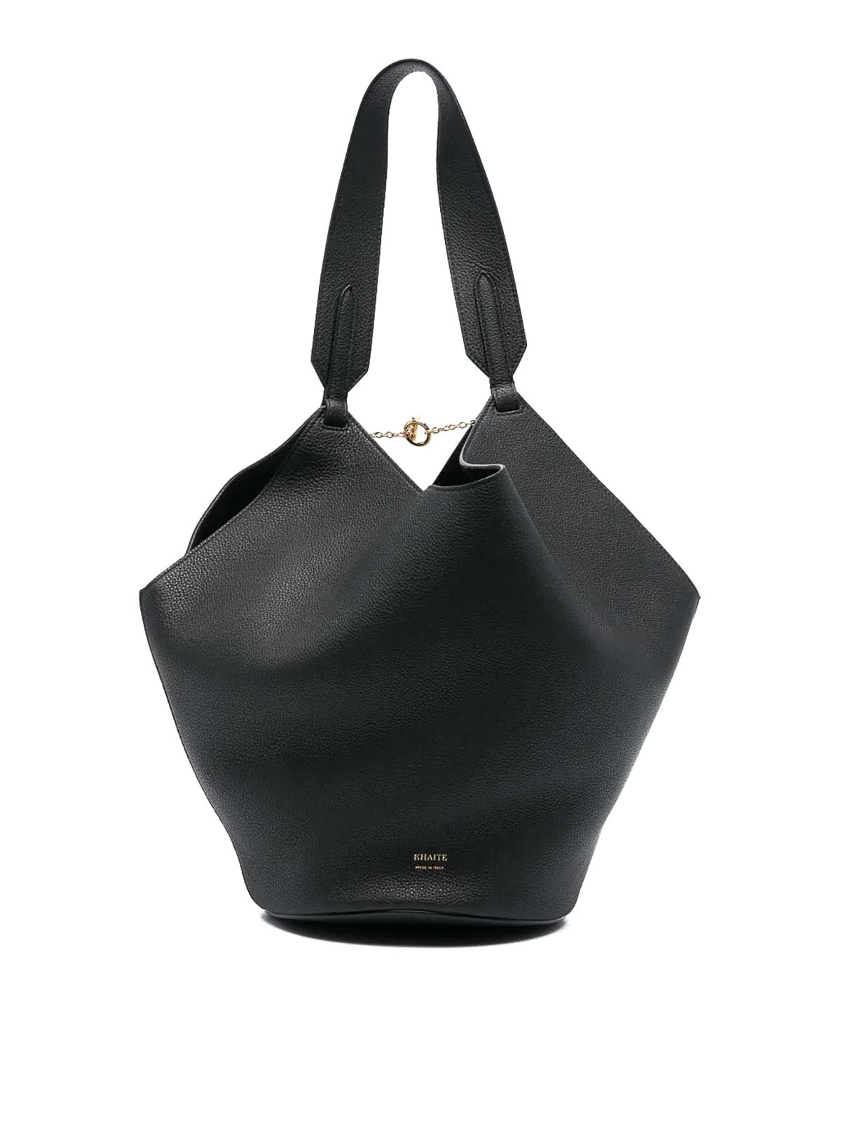 Lotus Small Tote Black H2043914L914 (KHAITE / ハンドバッグ・ショルダーバッグ ) | KHAITE (ケイト)