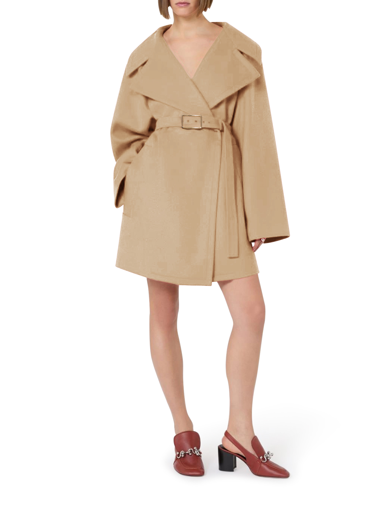 SHORT WOOL COAT 2612011011600001 (Sportmax / コート ) | Sportmax (スポーツマックス)(3)
